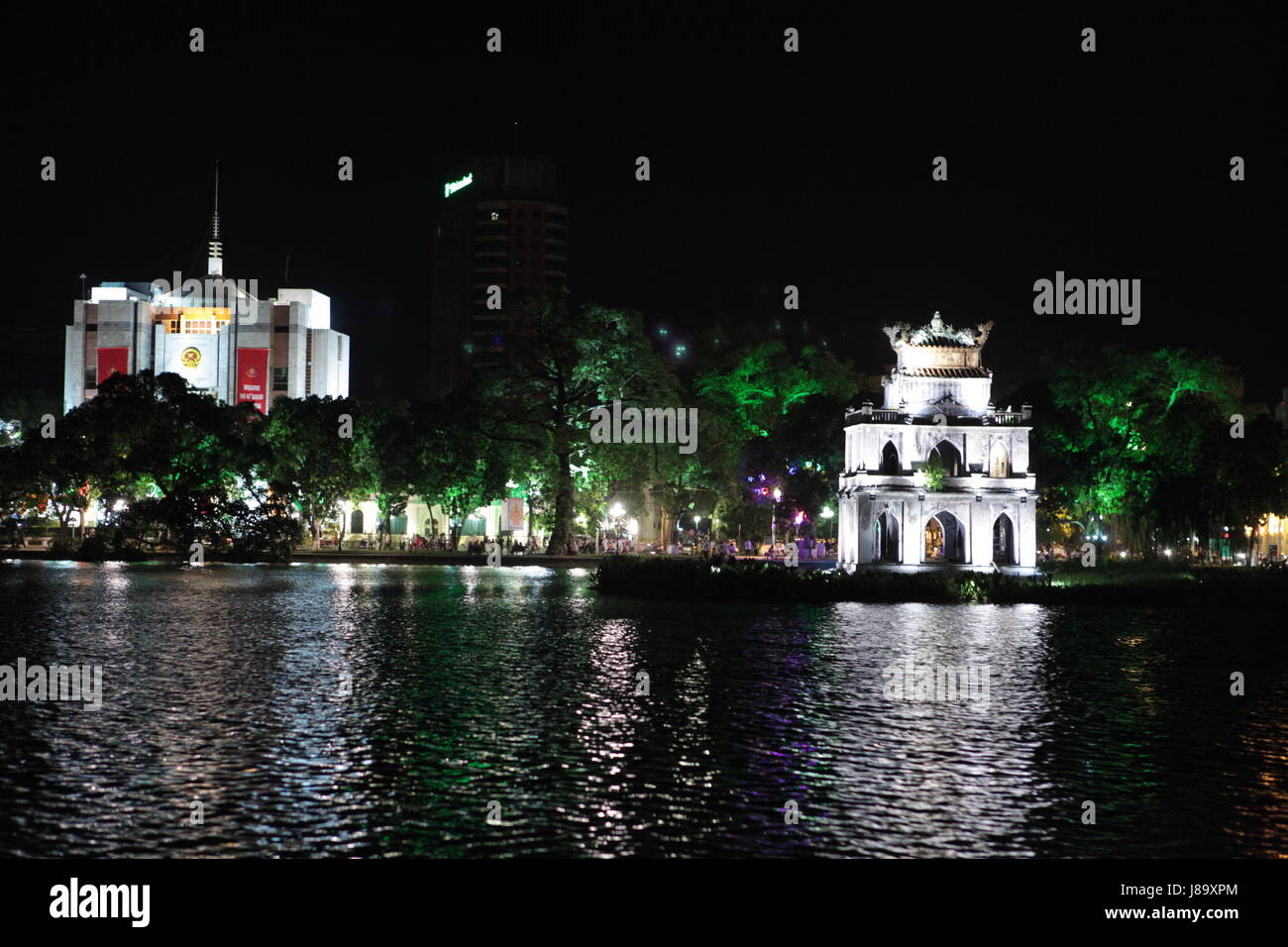 Hanoi-Hoan-Kiem-See Stockfoto