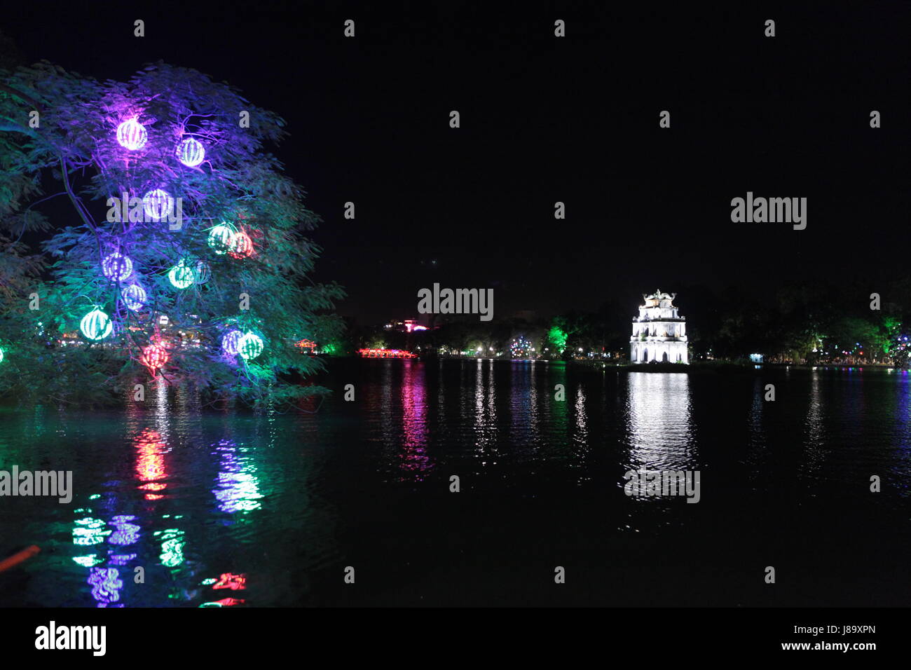 Hanoi-Hoan-Kiem-See Stockfoto