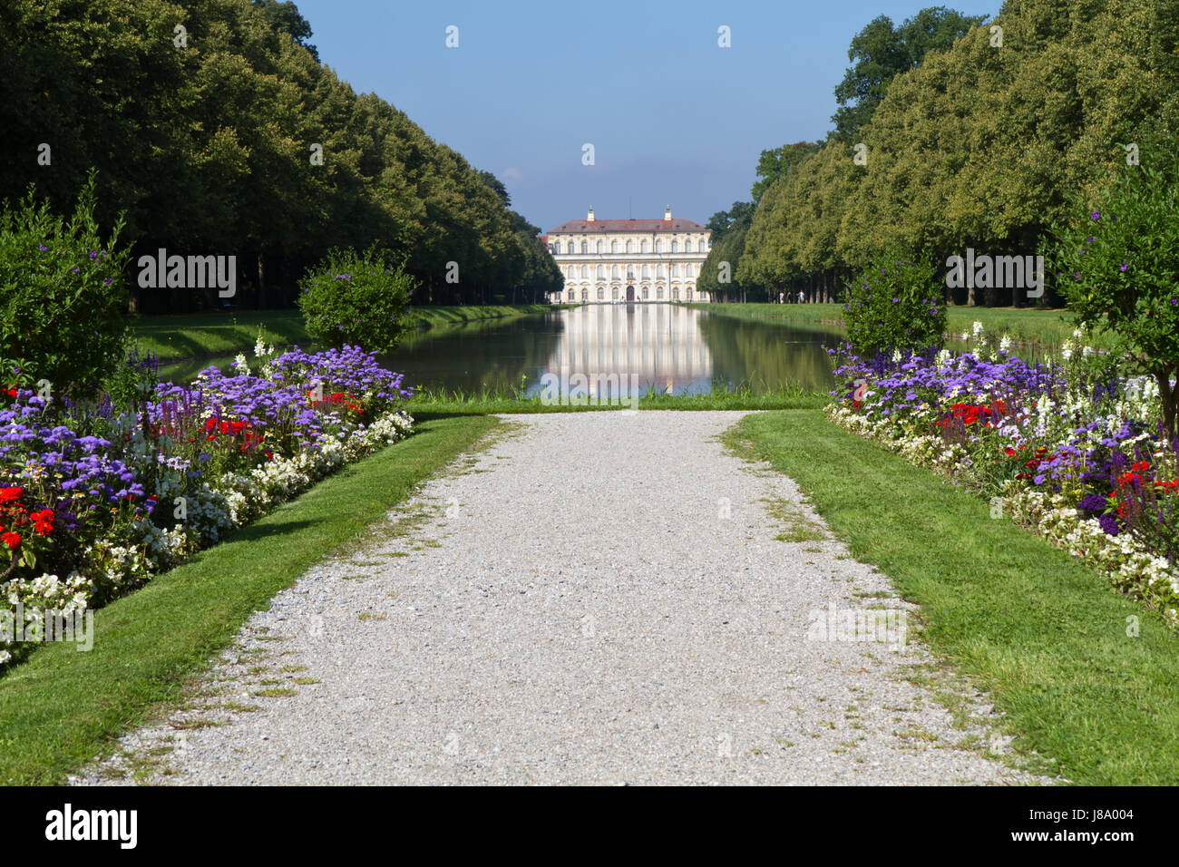 Schloss Schleißheim bei München Stockfoto