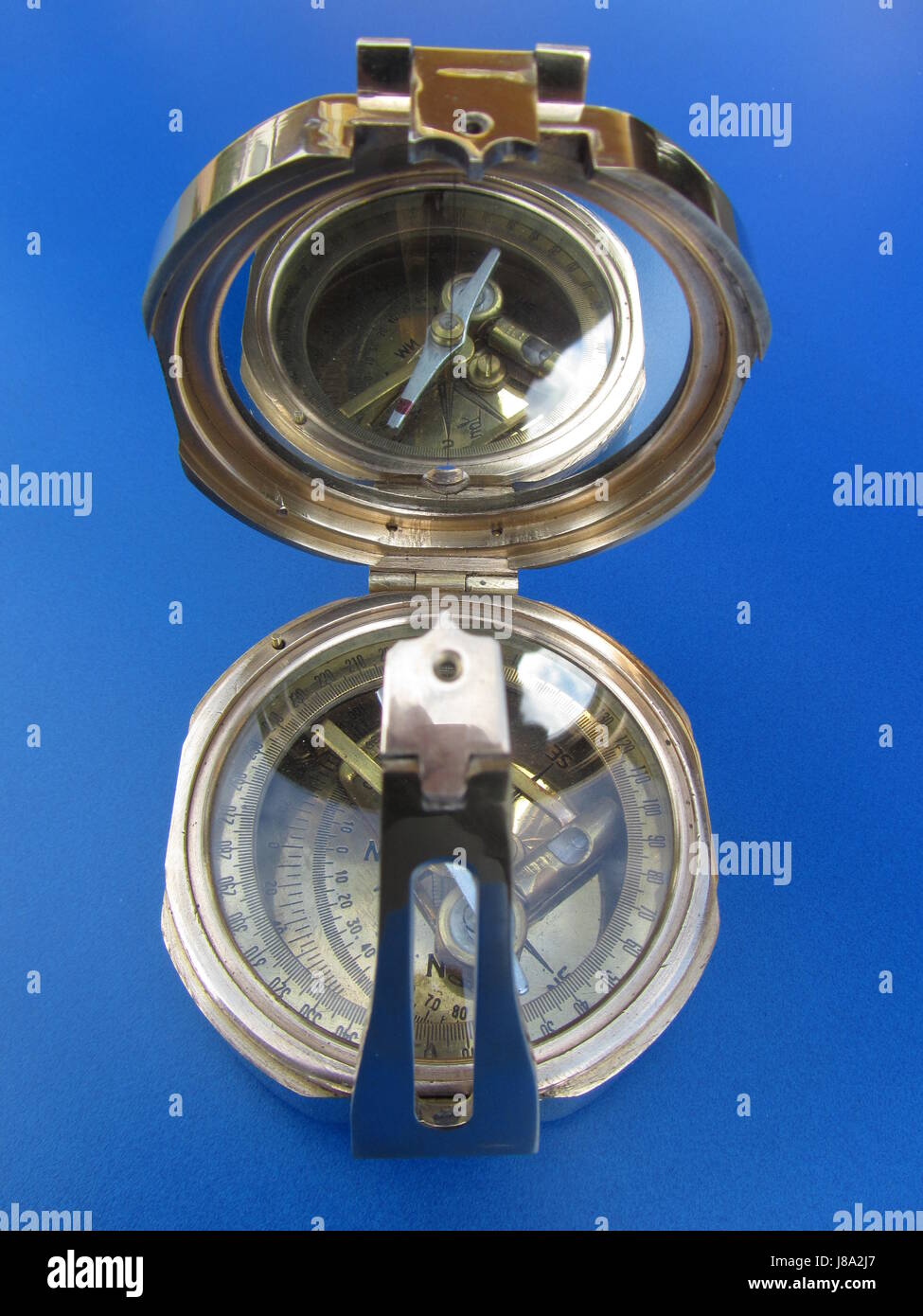 alten Magnetkompass Stockfoto