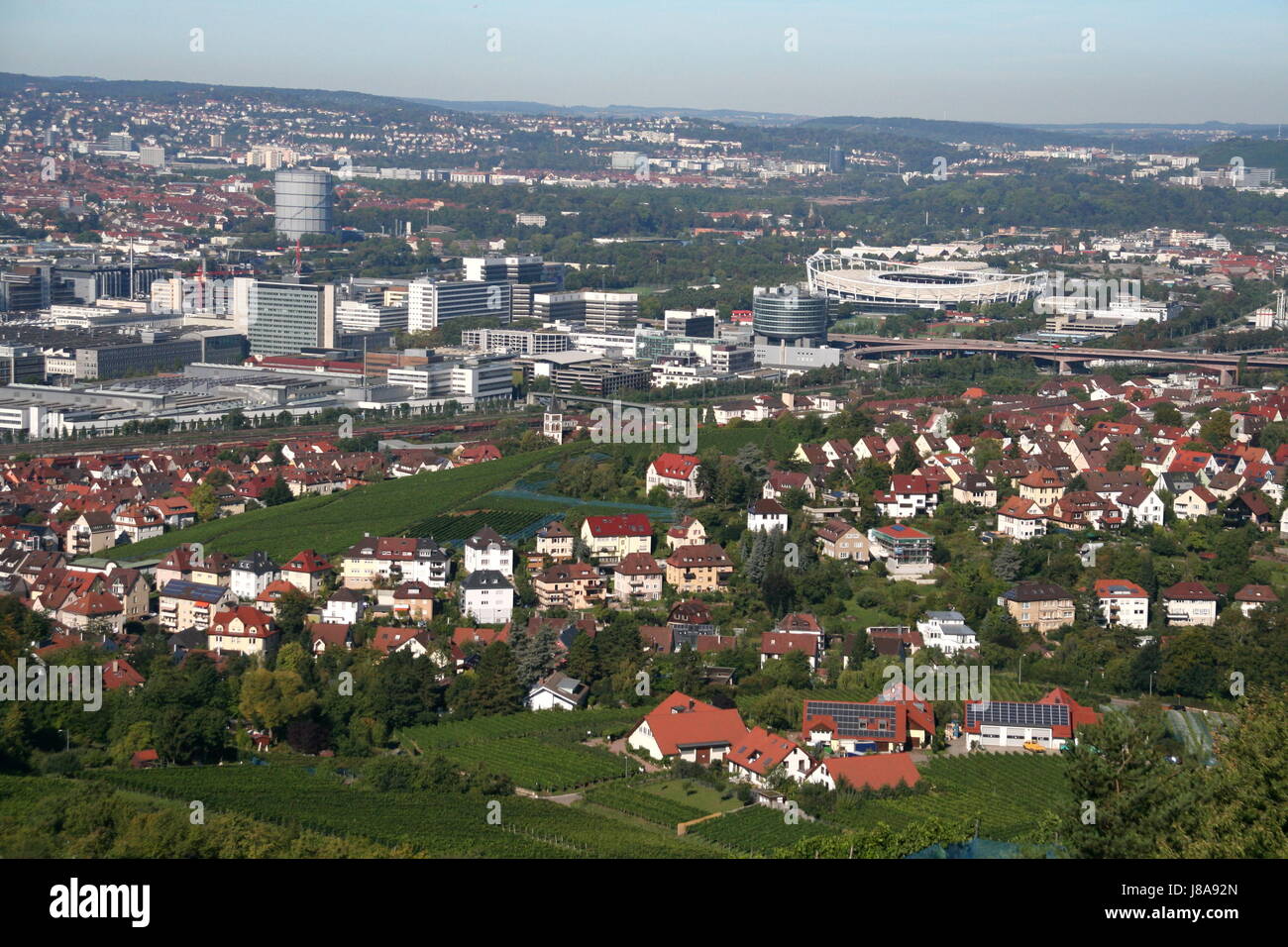 Stuttgart, Stuttgart, Landeshauptstadt, Schwaben, Kolonialisierung, Stockfoto