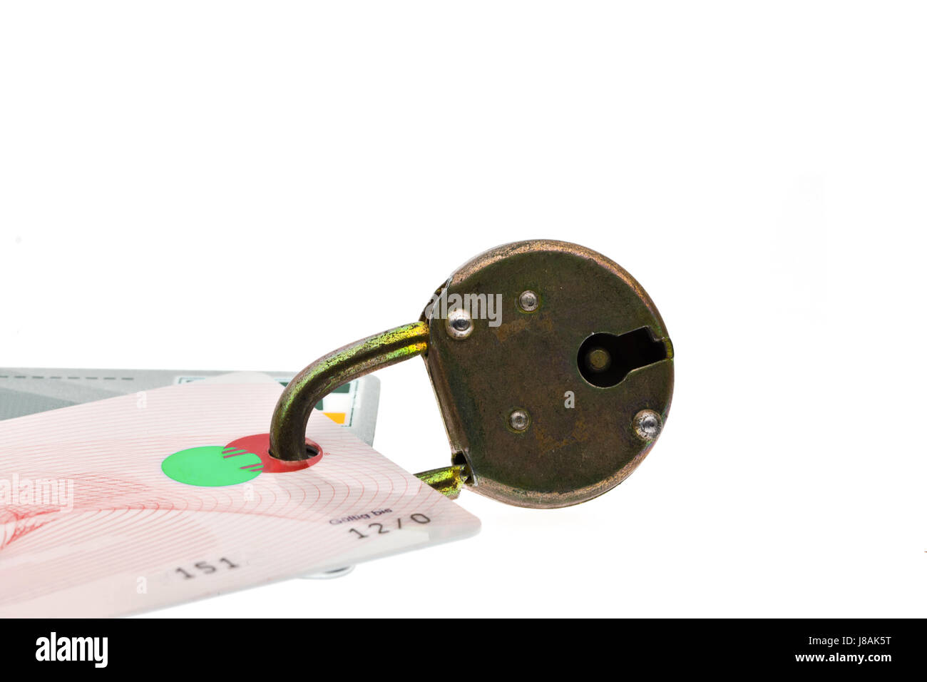 Sperre, Bank, Kredite, Institution, Stillleben, Büro, Closeup, Euro, Horizontal, Stockfoto