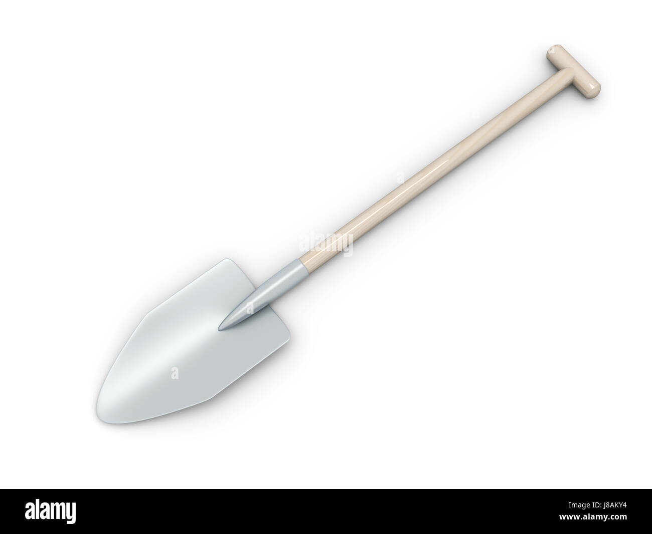 Werkzeug, isoliert, Garten, Illustration, Griff, Digital, Gartenarbeit, Ausrüstung, Stockfoto