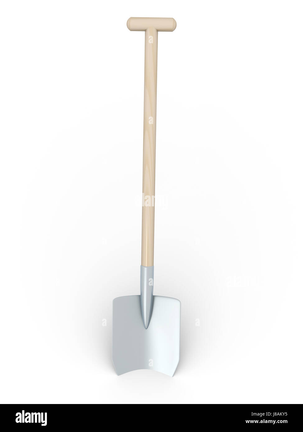 Werkzeug, isoliert, Garten, Illustration, Griff, Digital, Gartenarbeit, Ausrüstung, Stockfoto