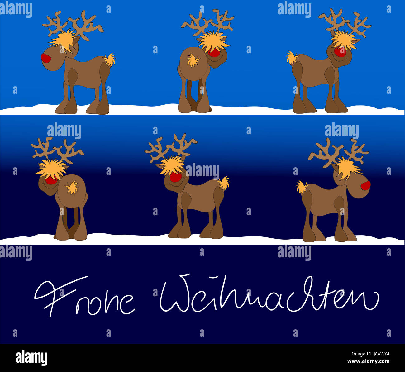 Merry Christmas card Stockfoto