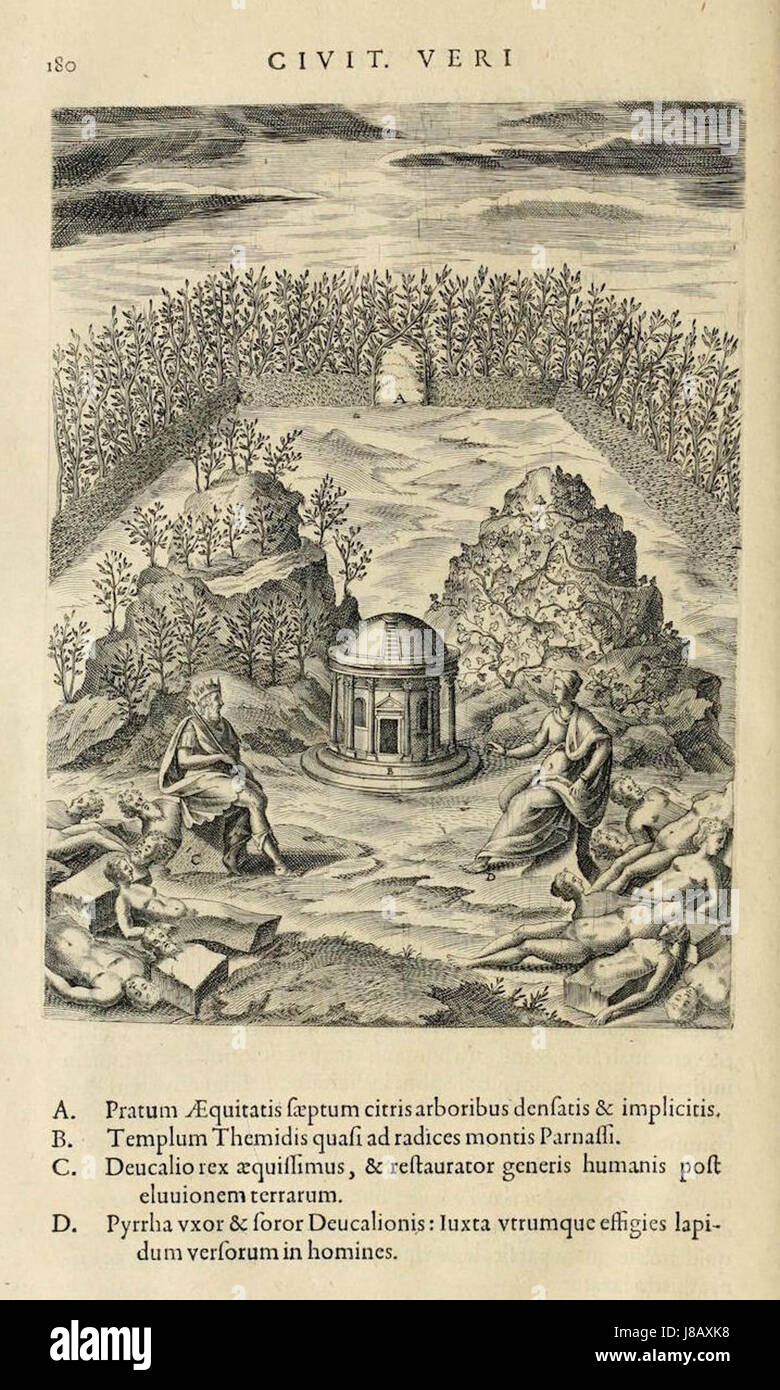 Die Stadt der Wahrheit oder Ethik (1609) Stockfoto