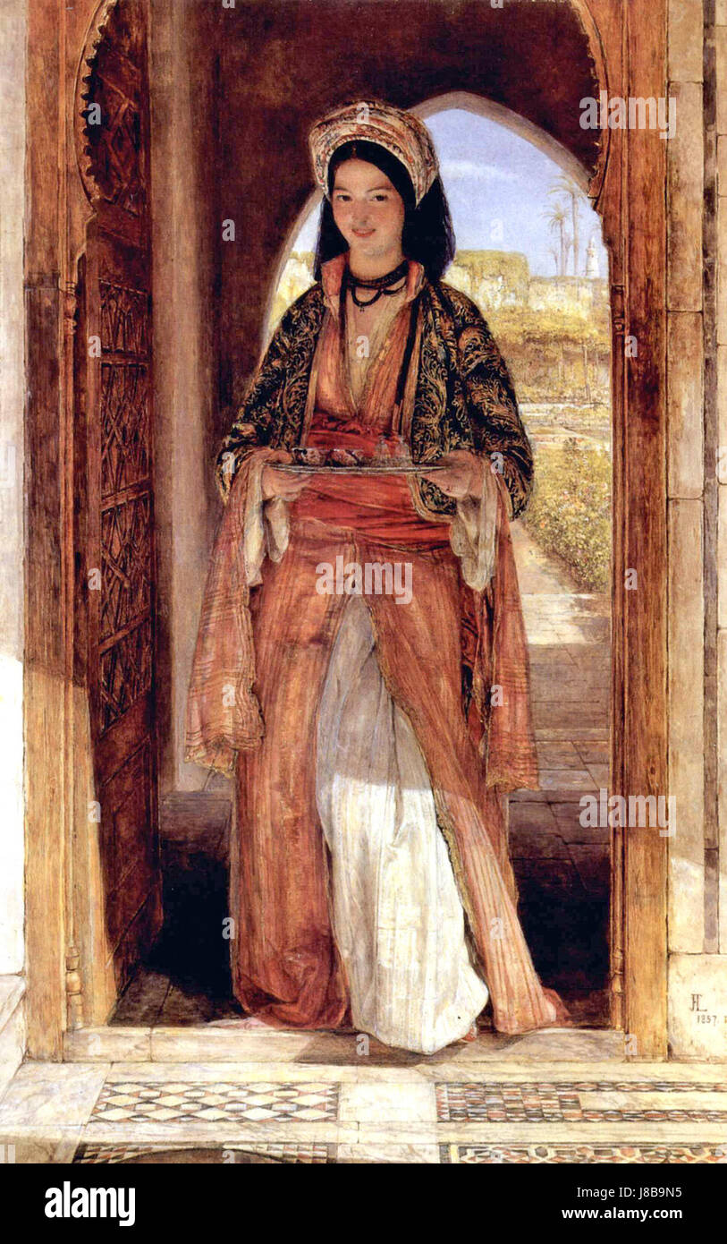 John Frederick Lewis 004 Stockfoto