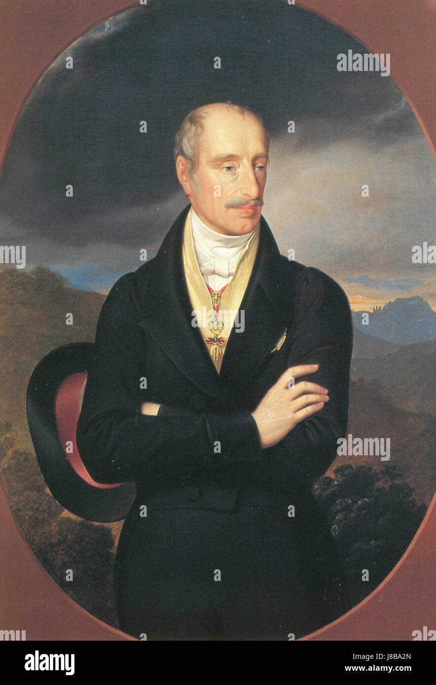 Erzherzog Rainer, ein Titel eines österreichischen Reichsgeschlechts, bekannt für seine Rolle in der politischen und militärischen Geschichte Österreichs. Stockfoto