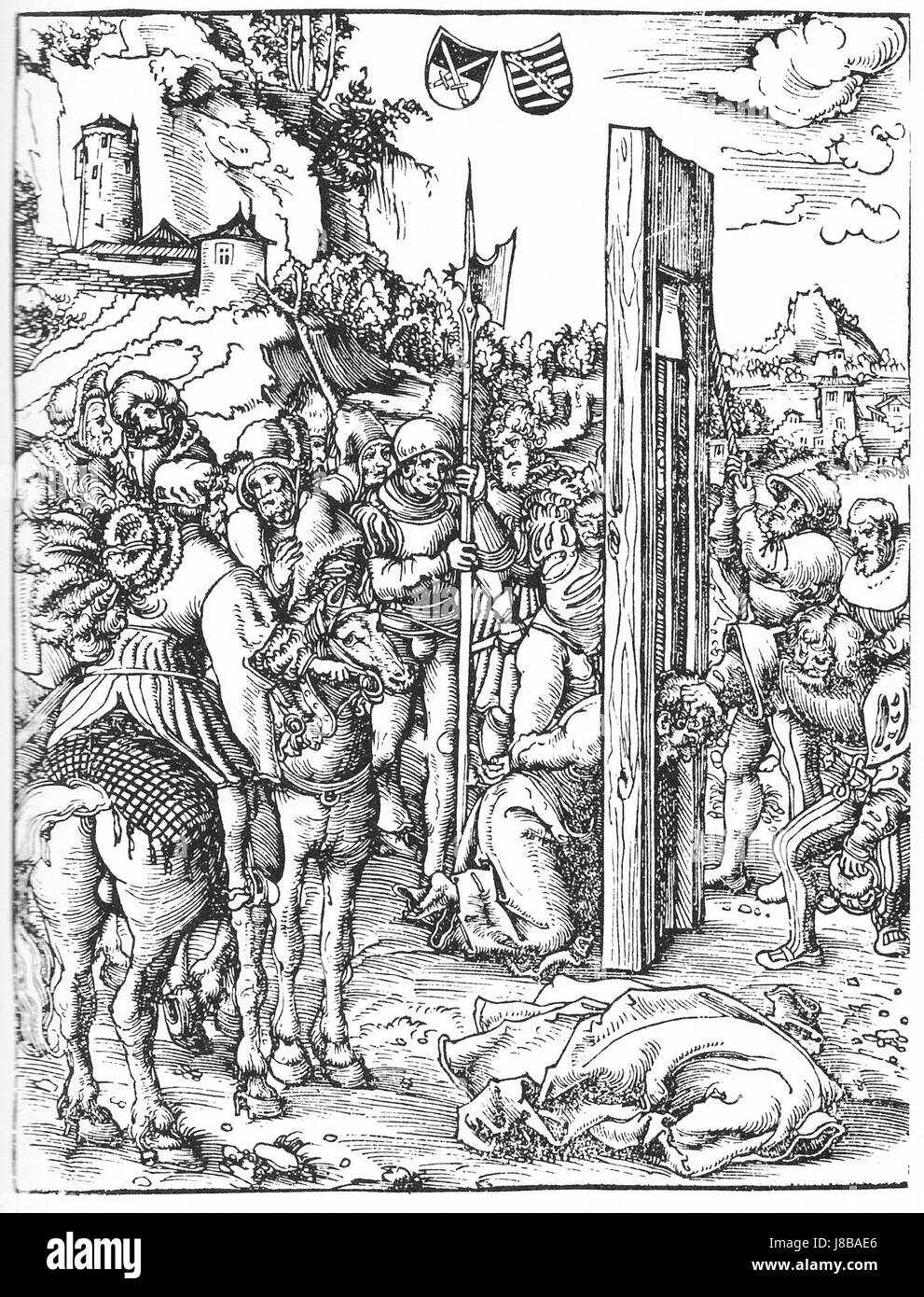 Guillotine 1512 Stockfoto