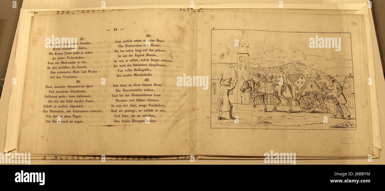 LAHelwig Scenen aus Dem Leben Eines Vikars 1842 Stockfoto