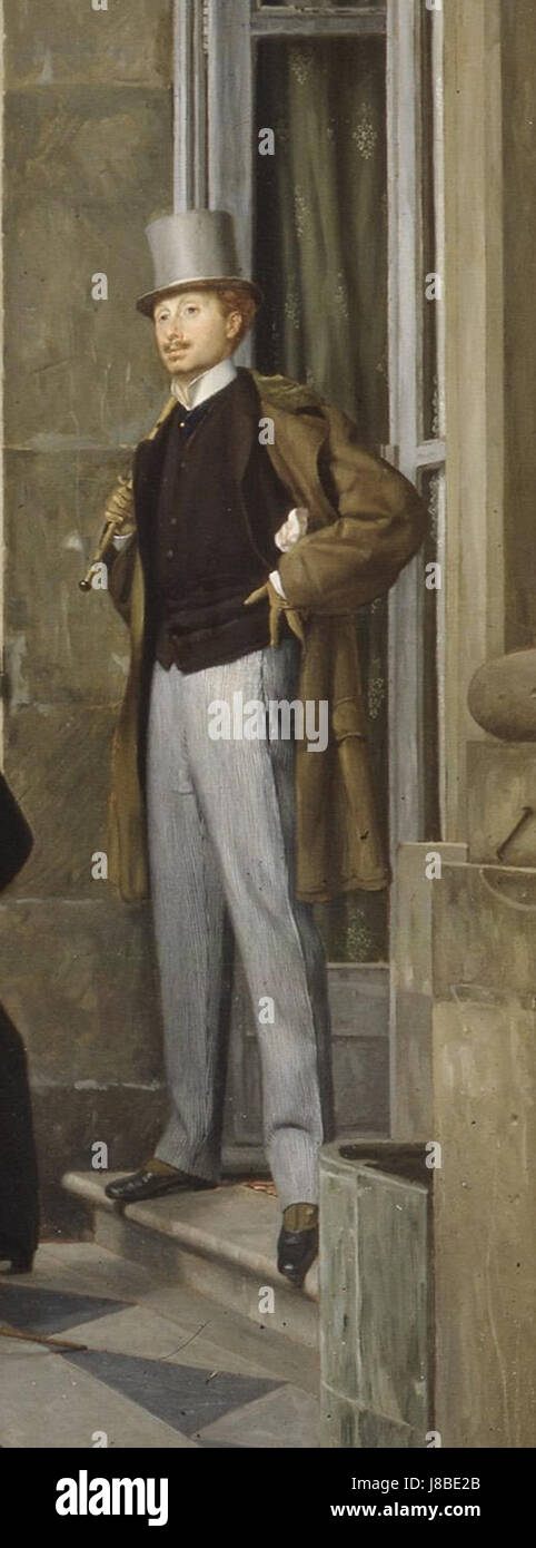 James Tissot den Kreis der Rue Royale Charles Haas Stockfoto