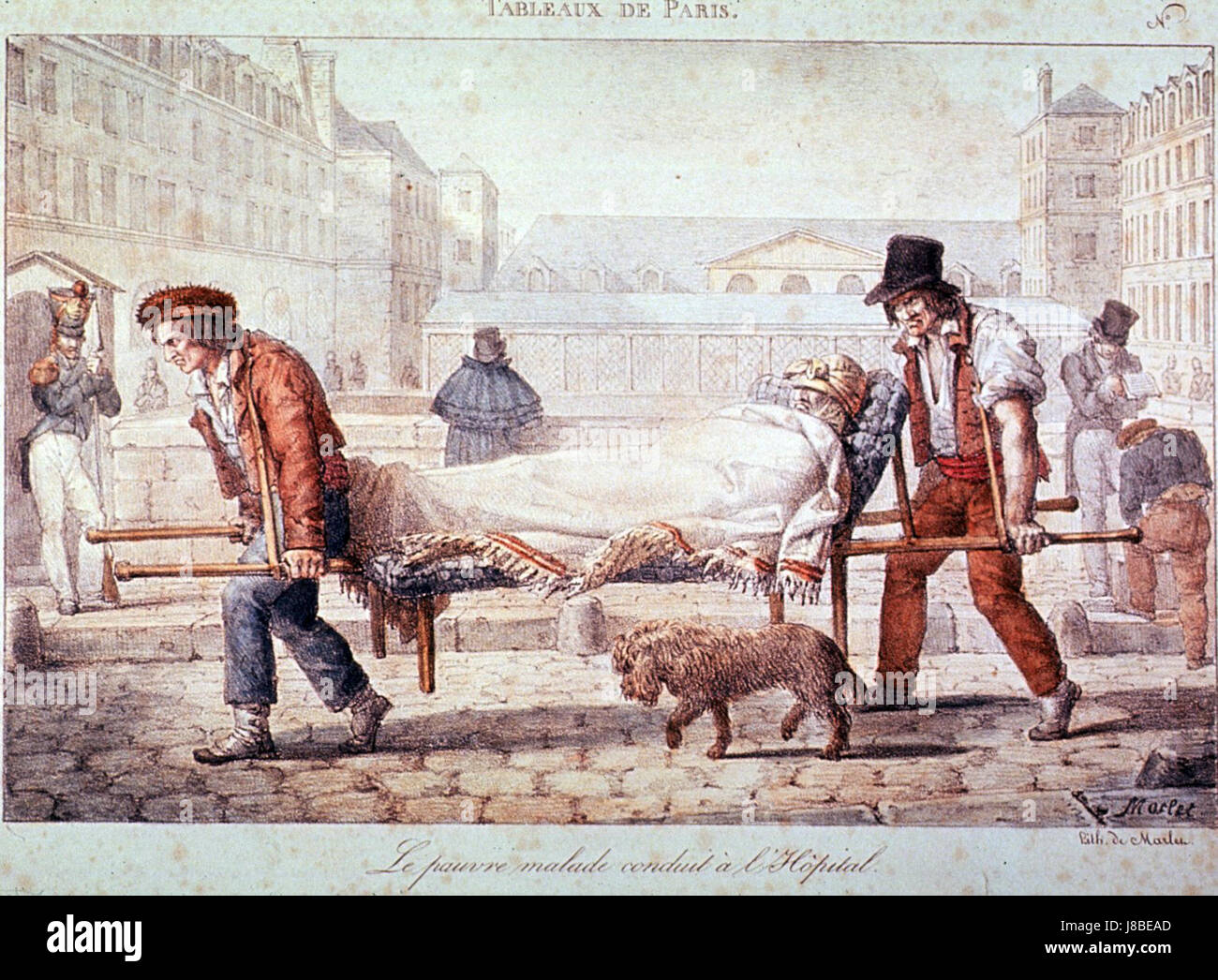 Jean Henri Marlet war ein französischer Künstler, der für seine Beiträge zur französischen Kunst, insbesondere in Porträts und historischen Szenen, bekannt war. Stockfoto