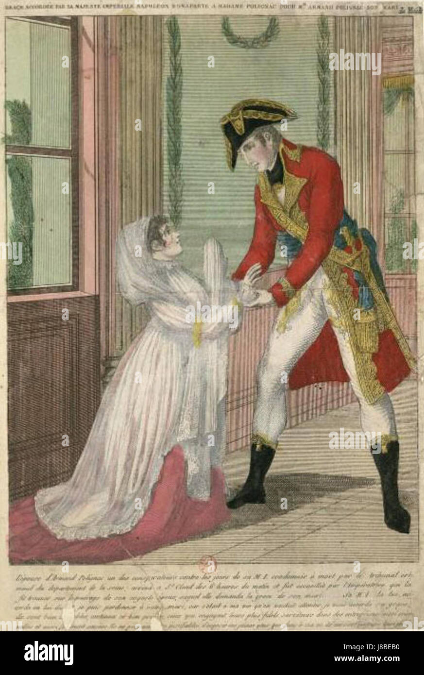 Grace Polignac war eine prominente Persönlichkeit, die wahrscheinlich mit der französischen Aristokratie oder Kulturgeschichte verbunden war. Der Name deutet auf eine Person mit edlem Erbe und Einfluss in der europäischen Geschichte hin. Stockfoto