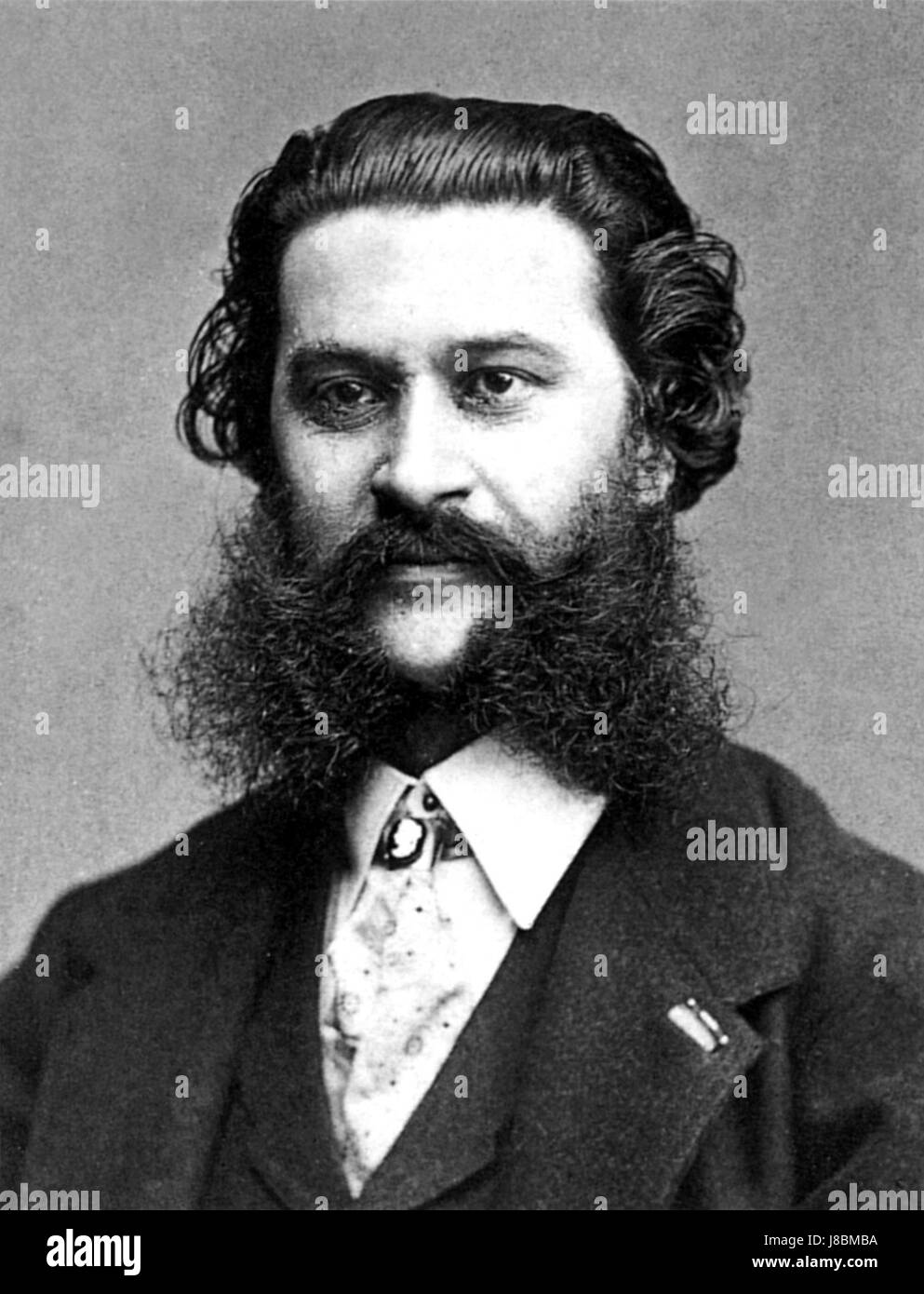 Johann Strauss (Sohn) (1876) Stockfoto