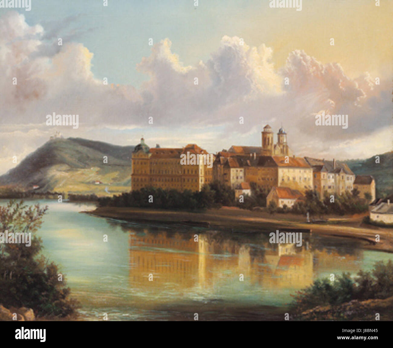 Klosterneuburg aus dem 19. Jahrhundert Stockfoto