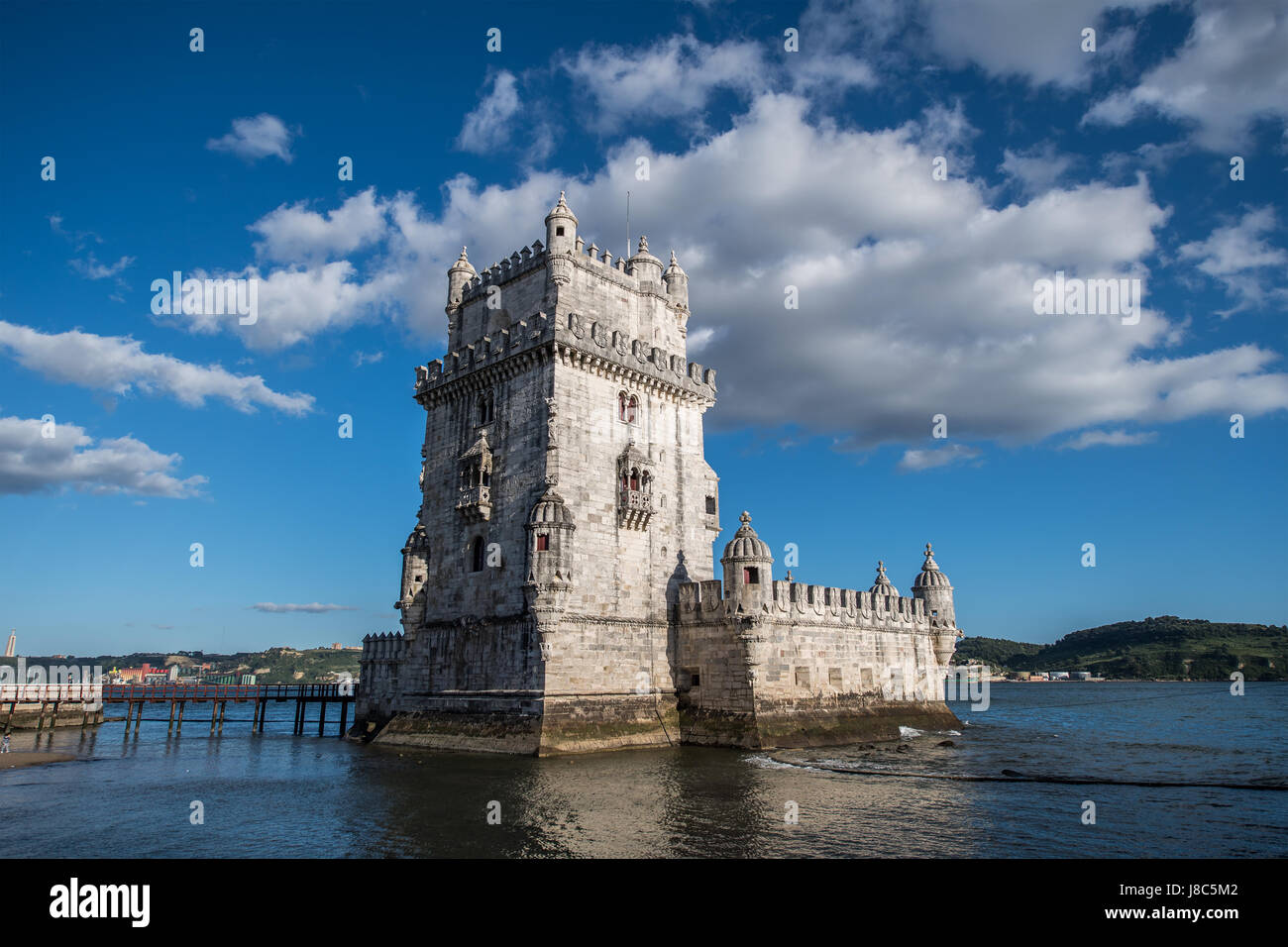 Befestigten Turm von Belem Stockfoto