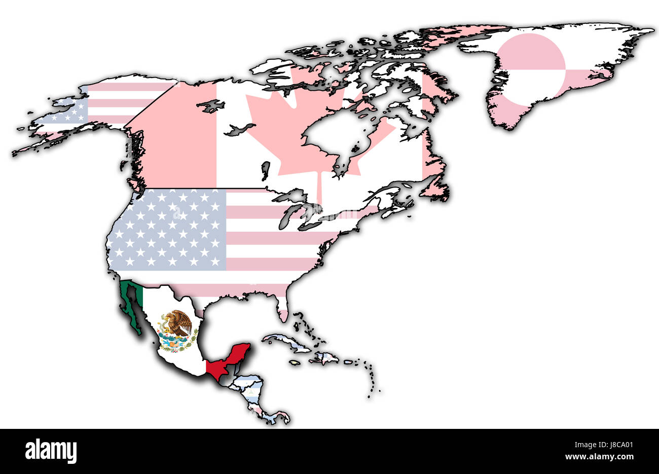 politische, Farbe, Konflikt, Wand, Amerika, Flagge, Rost, Farbe, Kontinent, Stockfoto