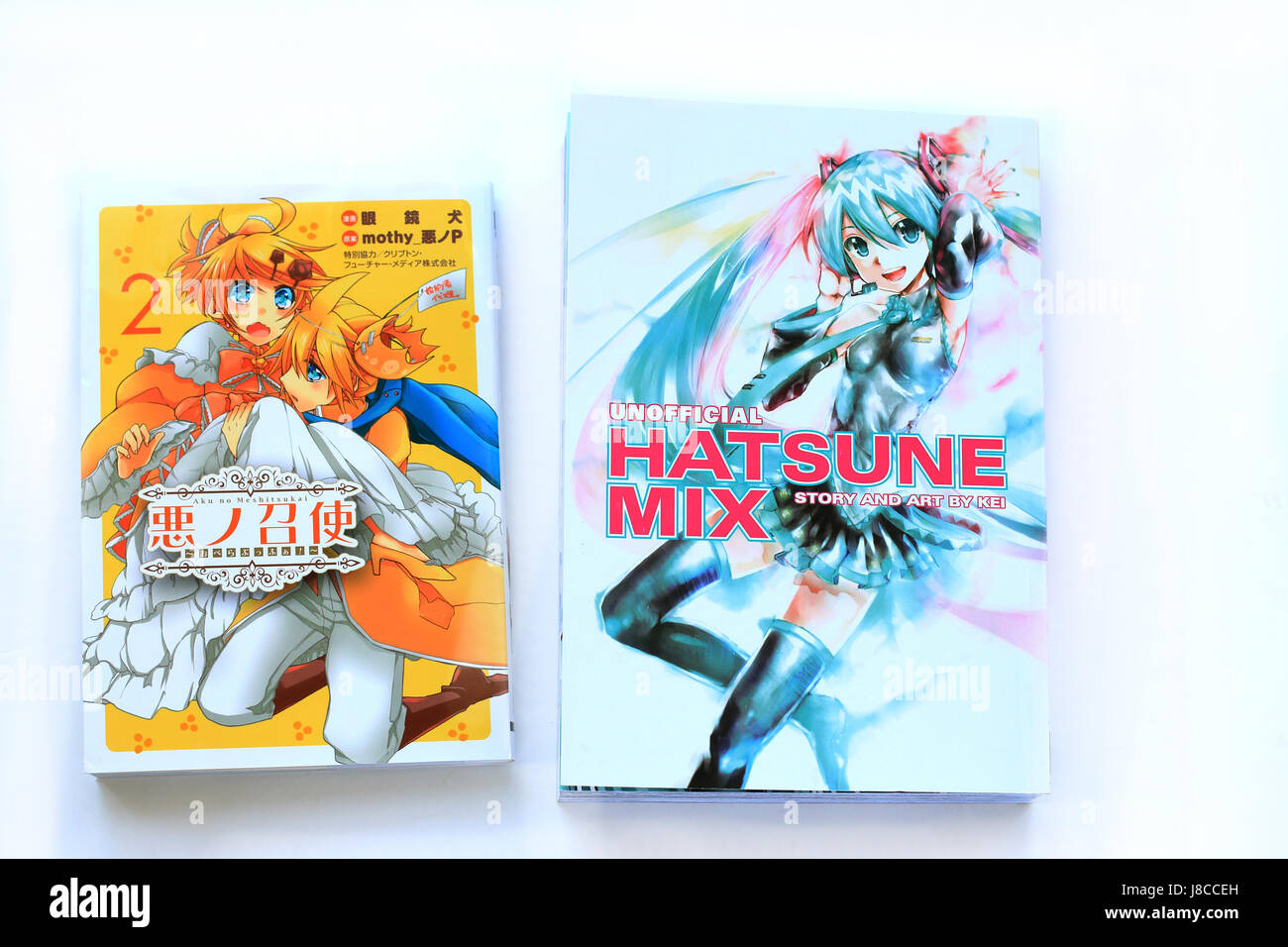 Japanische Anime-Comics - Hatsune Mix Buch - Geschichte und Kunst von Kei Stockfoto
