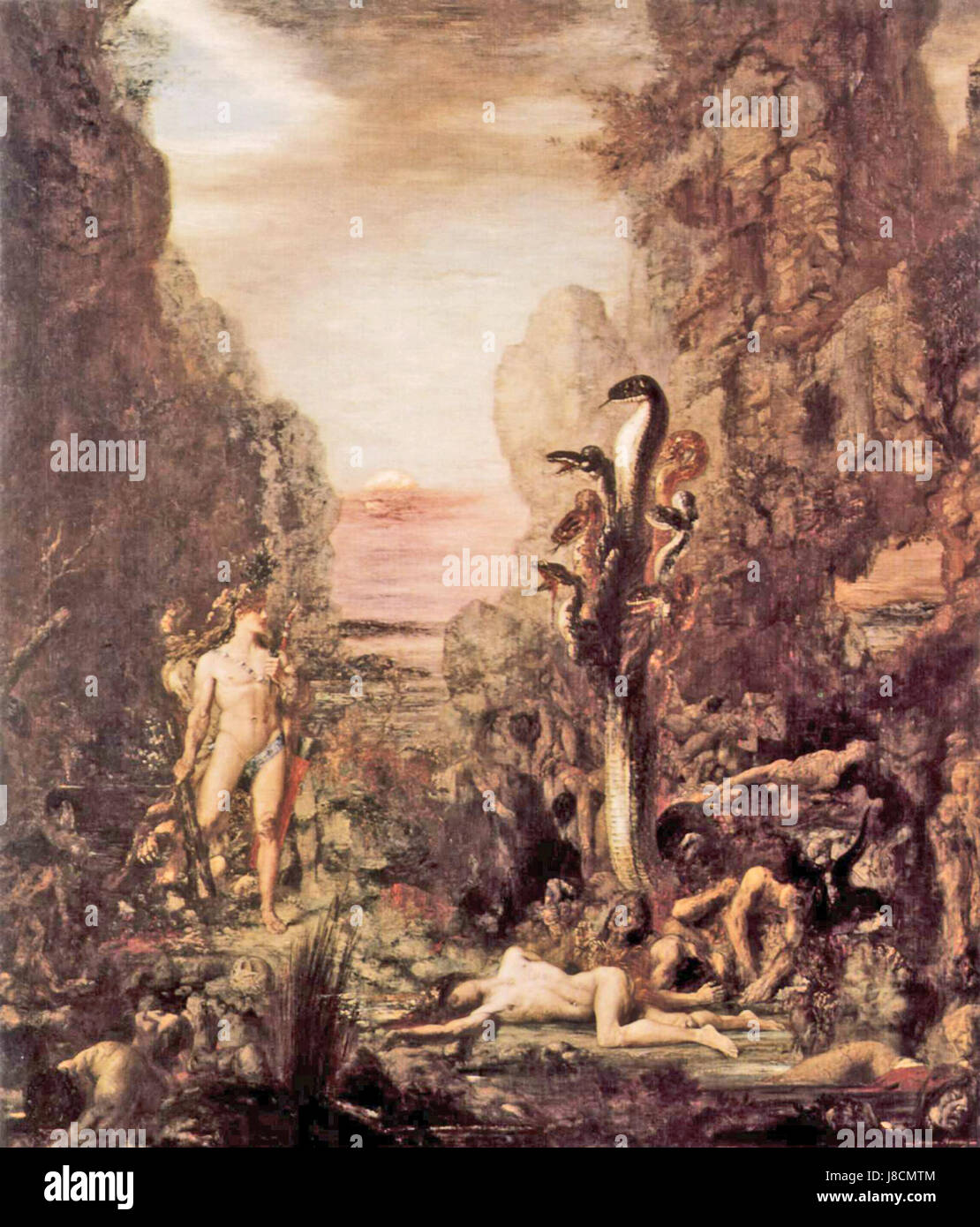 HYDRA Gustave Moreau Stockfoto