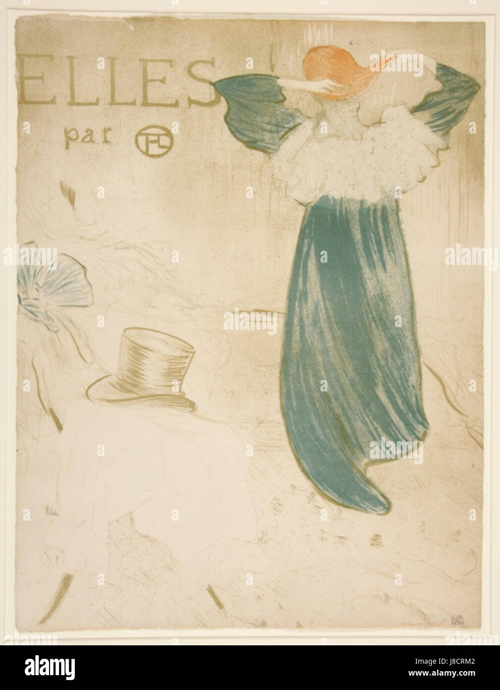 Elles Par T L Frontispiz von Henri de Toulouse-Lautrec 1896 Stockfoto