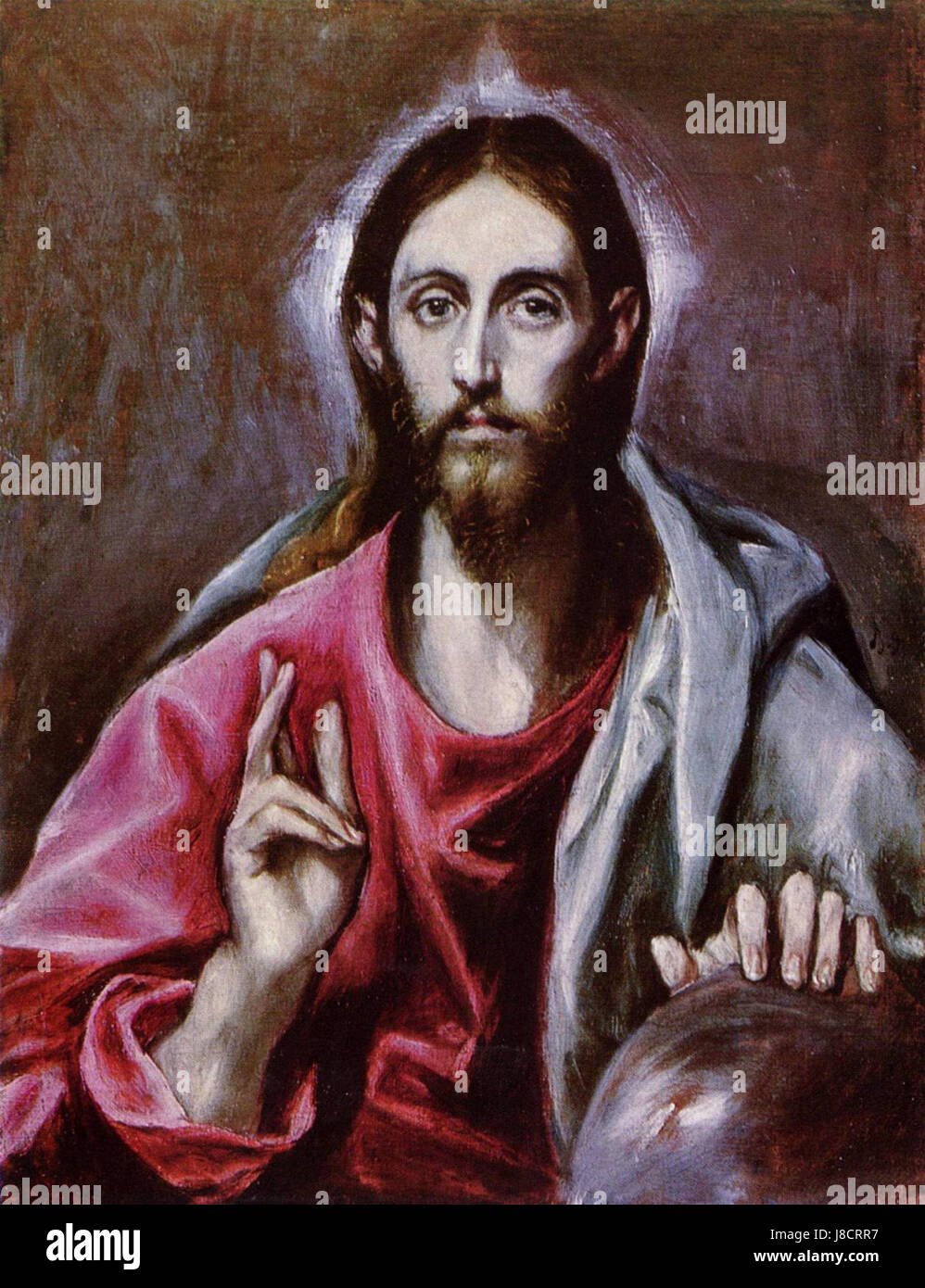 Dieser Titel bezieht sich auf El Greco, einen berühmten spanischen Maler, der für seinen einzigartigen Stil bekannt ist, der Elemente der Renaissance und des Manierismus mit einem Schwerpunkt auf religiösen und dramatischen Themen verbindet. Stockfoto