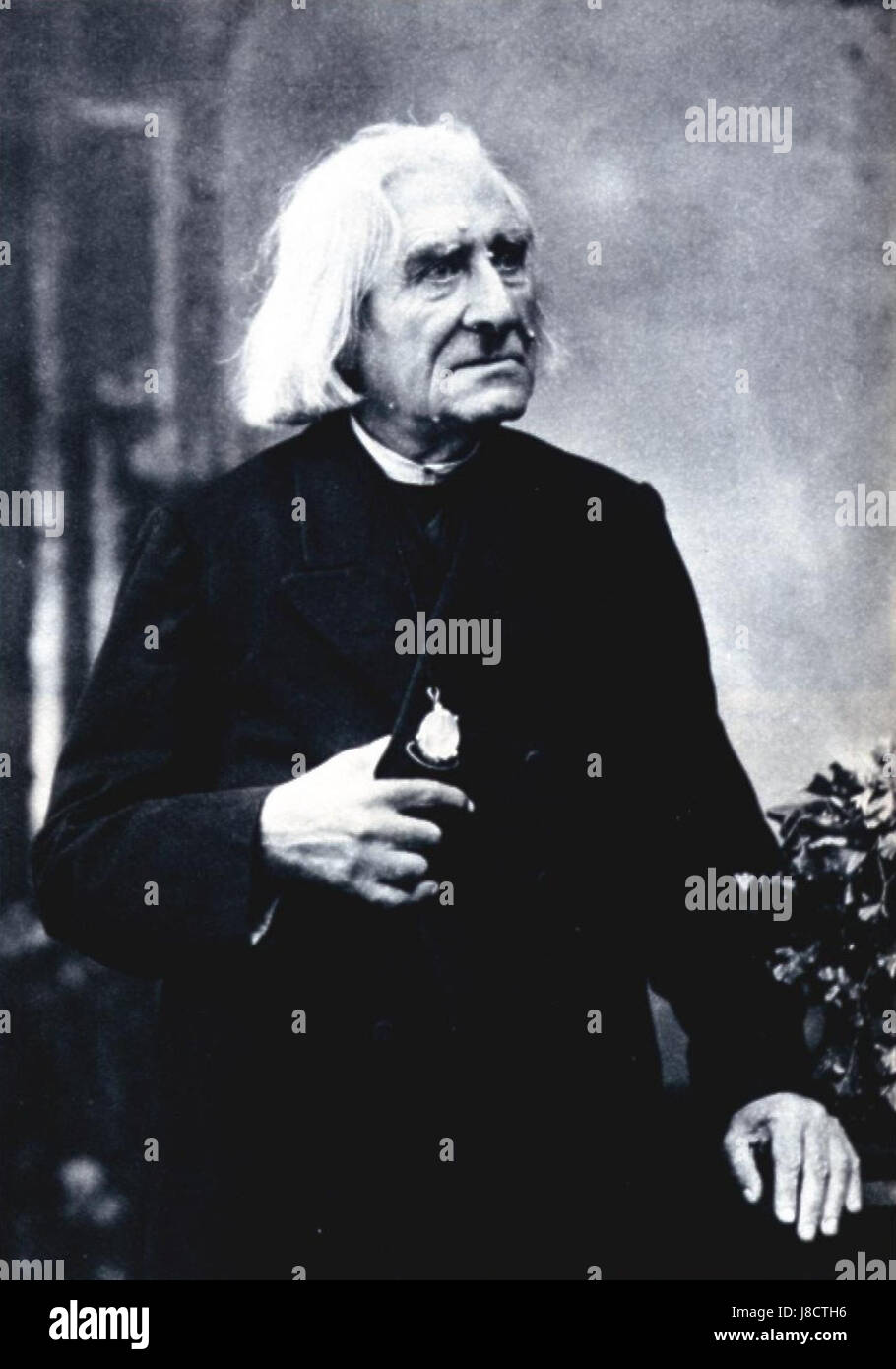 Franz Liszt-Foto Stockfoto