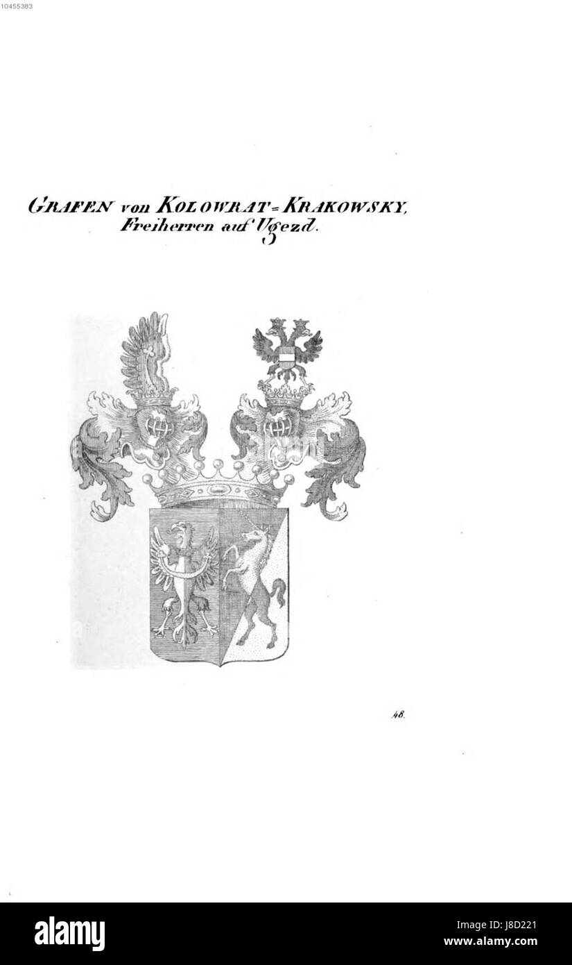 Kolowrat-Krakowsky Frhr Auf Ugezd Tyroff HA Stockfoto