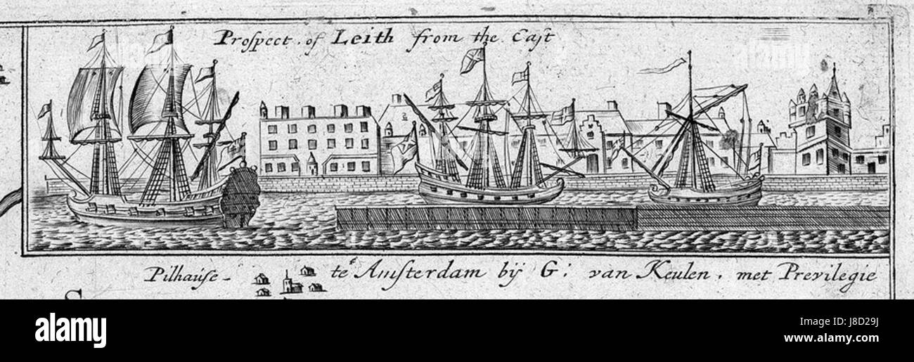 Leith 1788 Stockfoto