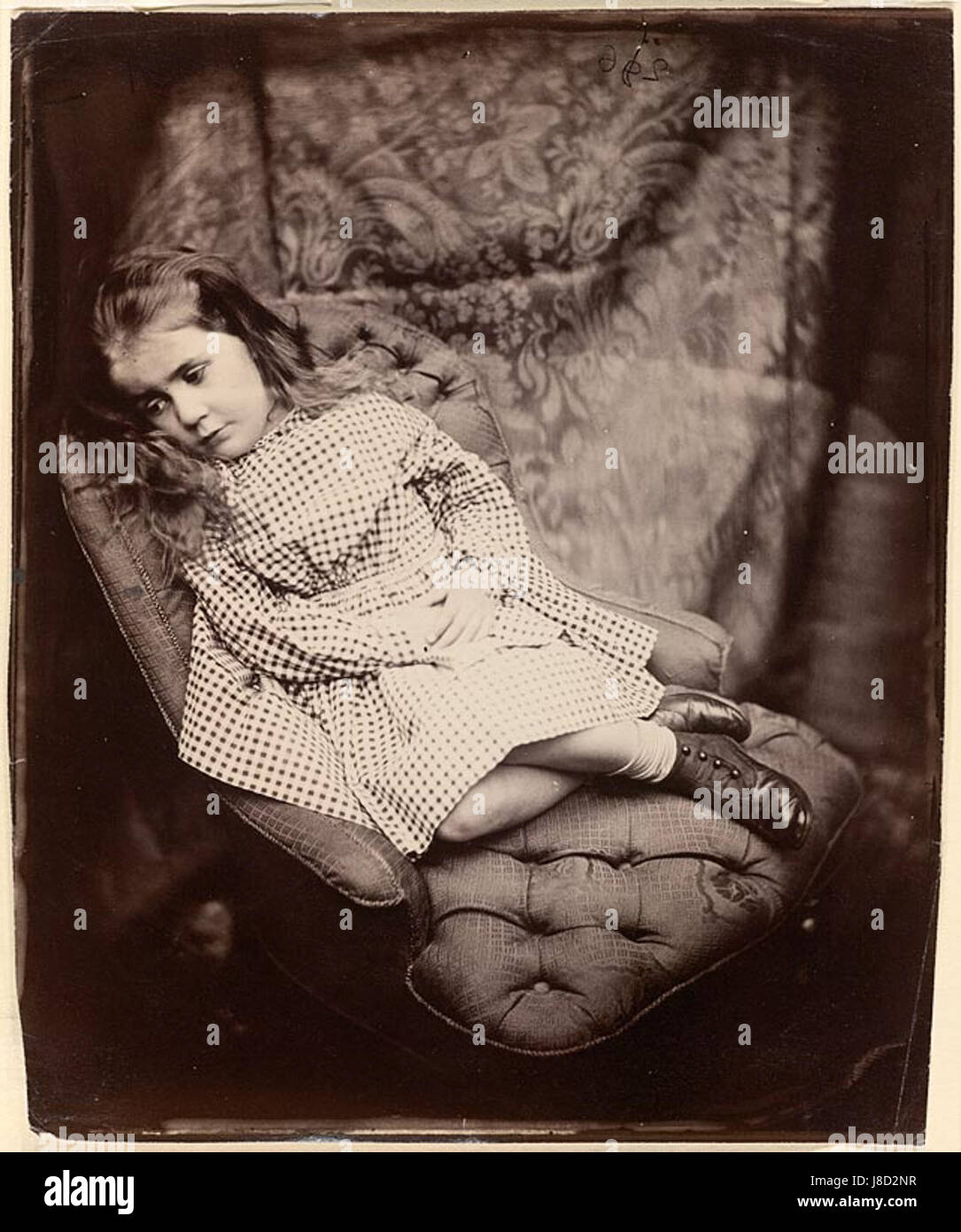Lewis Carroll (Reverend Charles Lutwidge Dodgson) Margaret Frances Langton Clarke, 1864 Stockfoto
