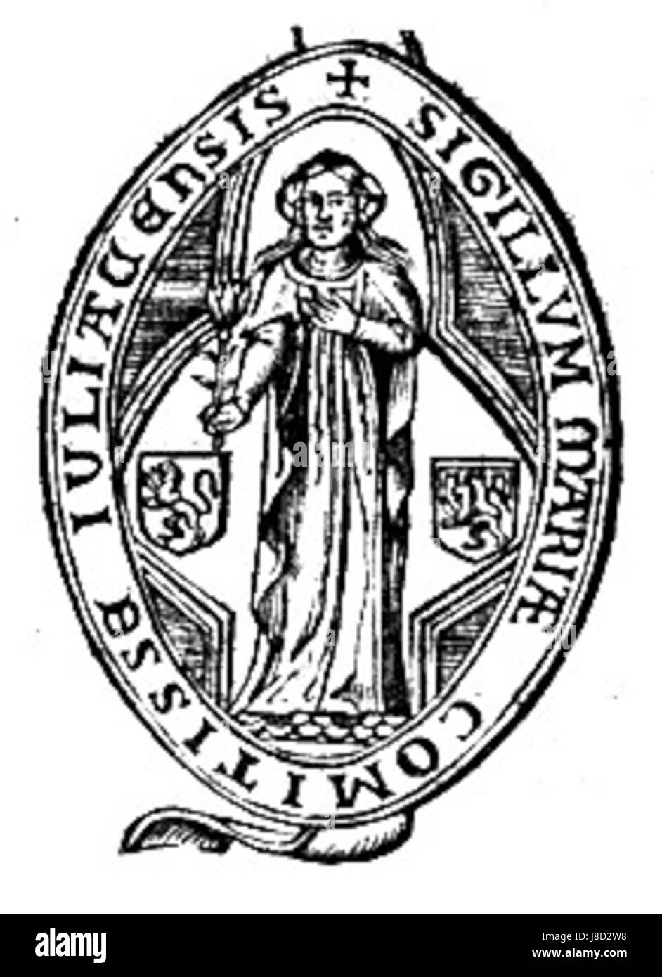 Marie von Brabant Aarschot Stockfoto