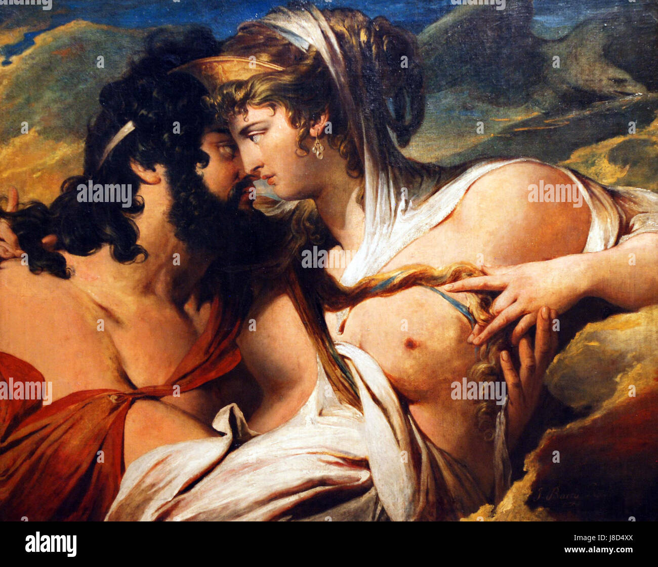 James Barry (1741â€„1806) war ein in Irland geborener Künstler, der für seine detaillierten und großformatigen historischen Gemälde bekannt war, die sich oft mit klassischen Themen, Wissenschaft und Medizin beschäftigten. Sein Werk ist in der Kunstwelt immer noch einflussreich. Stockfoto