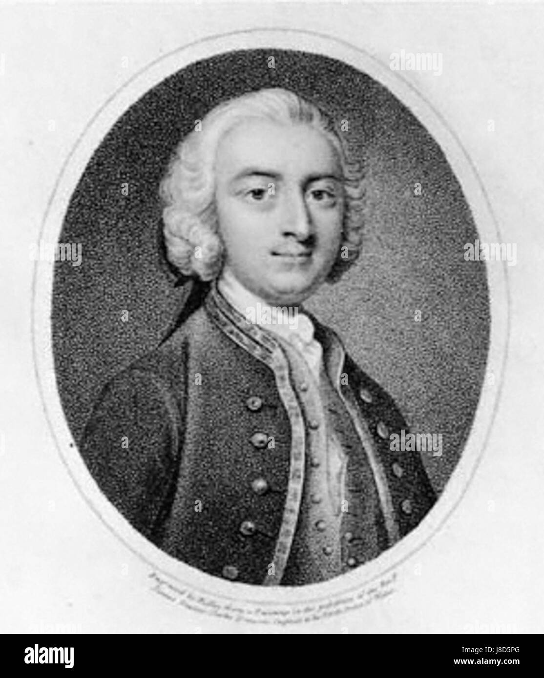 Admiral Sir John Moore war ein britischer Offizier, der für seinen Militärdienst, insbesondere für seine Rolle im Halbinsel-Krieg, in Erinnerung war. Er ist bekannt für seine Führung und sein Opfer in der Schlacht von Corunna. Stockfoto