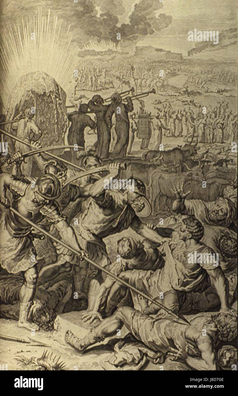 Zahlen fünf Könige von Midian, die von Israel getötet Stockfoto