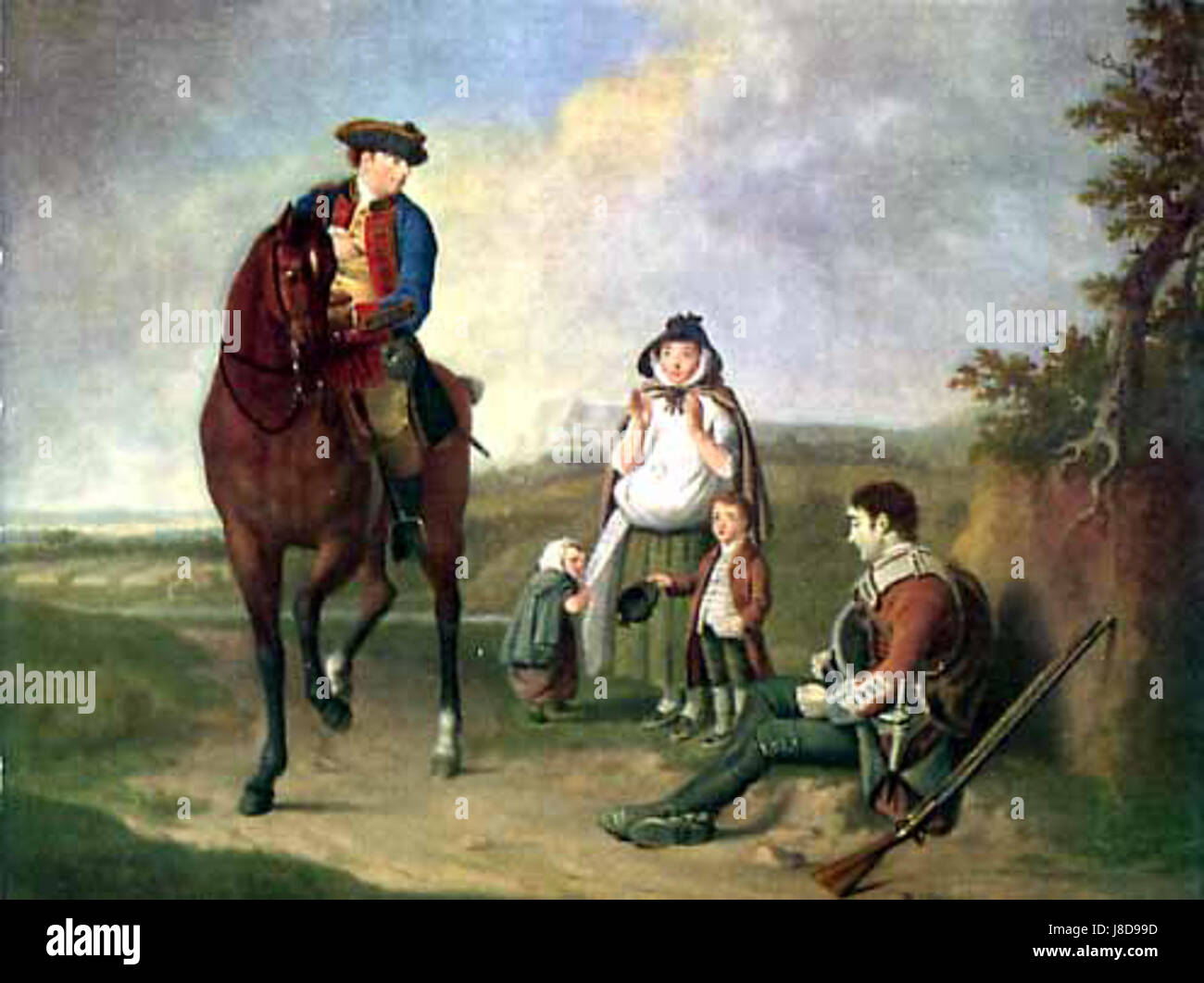 Edward Penny Marquess of Granby 1721 70 Linderung einer kranken Soldaten c.1765 Stockfoto