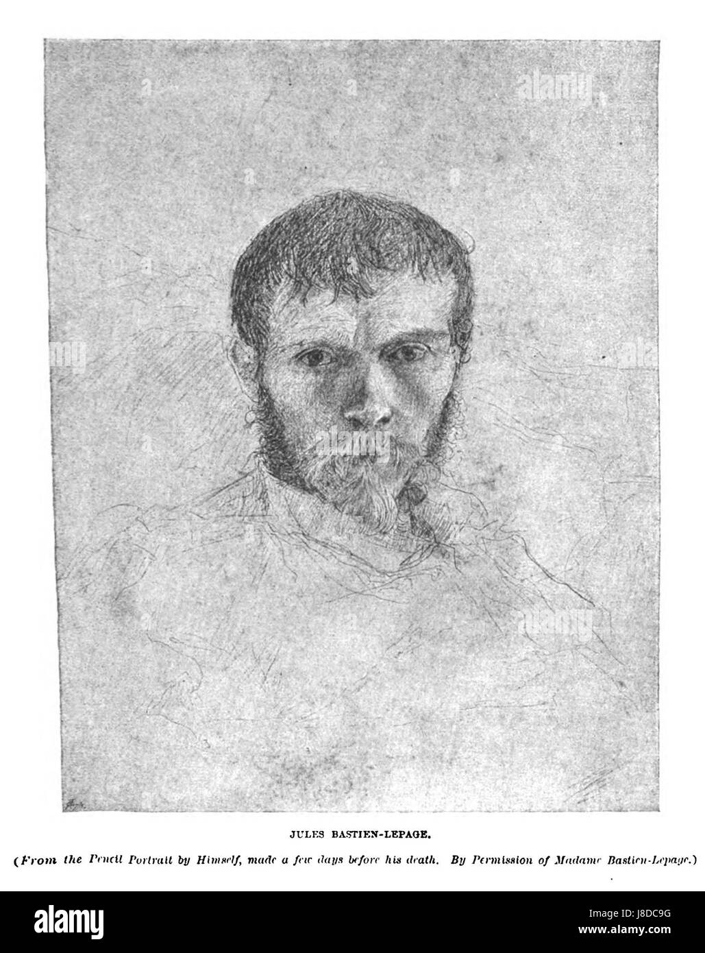 Jules Bastien-Lepage 1884 Stockfoto