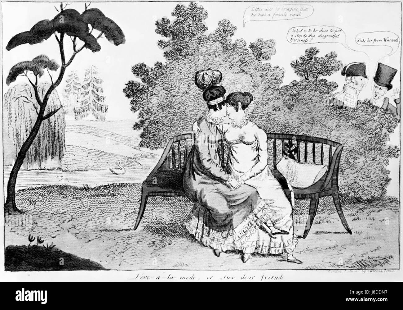 Liebe a la Mode Lady HamiltonQ Stockfoto