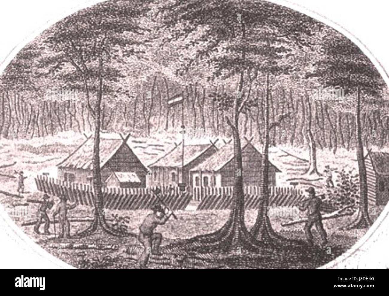 Das Fort du Bus wurde 1828 erbaut und war ein militärisches Bauwerk in Frankreich. Sie spielte eine Rolle in der Verteidigungsstrategie des Landes, insbesondere im 19. Jahrhundert, in einer Zeit territorialer und geopolitischer Spannungen in Europa. Stockfoto