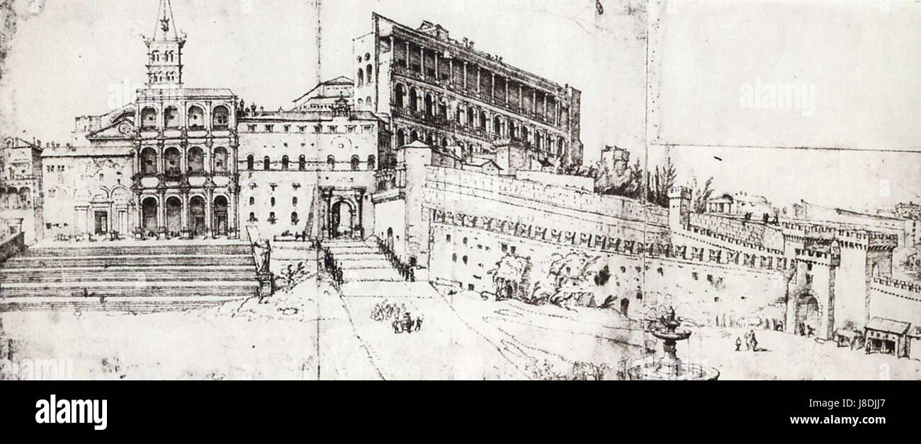 Maarten van Heemskerck war ein niederländischer Renaissancemaler, der für seine detaillierten und lebendigen Porträts, Landschaften und religiösen Szenen bekannt war. Seine Werke sind ein wichtiger Teil der nördlichen Renaissance und spiegeln die kulturellen und künstlerischen Bewegungen des 16. Jahrhunderts wider. Stockfoto