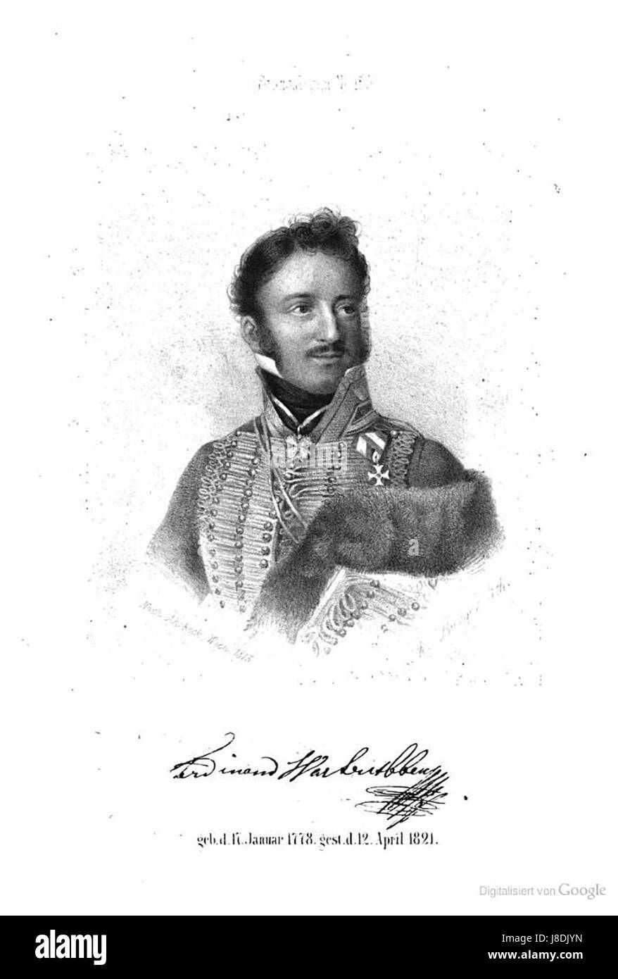 Ferdinand von Wartensleben Stockfoto