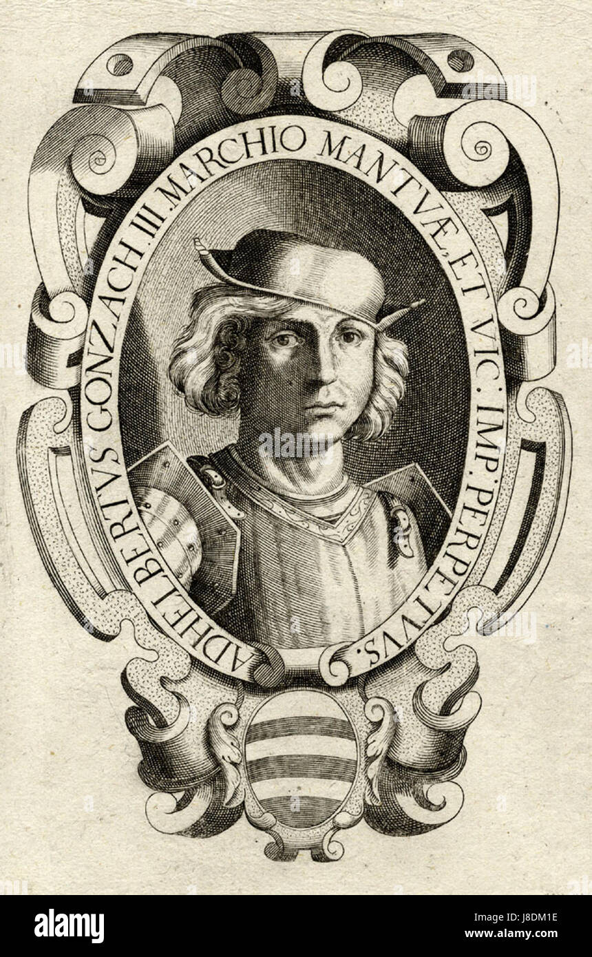 Gonzaga Porträts G 0276 III 19 Stockfoto