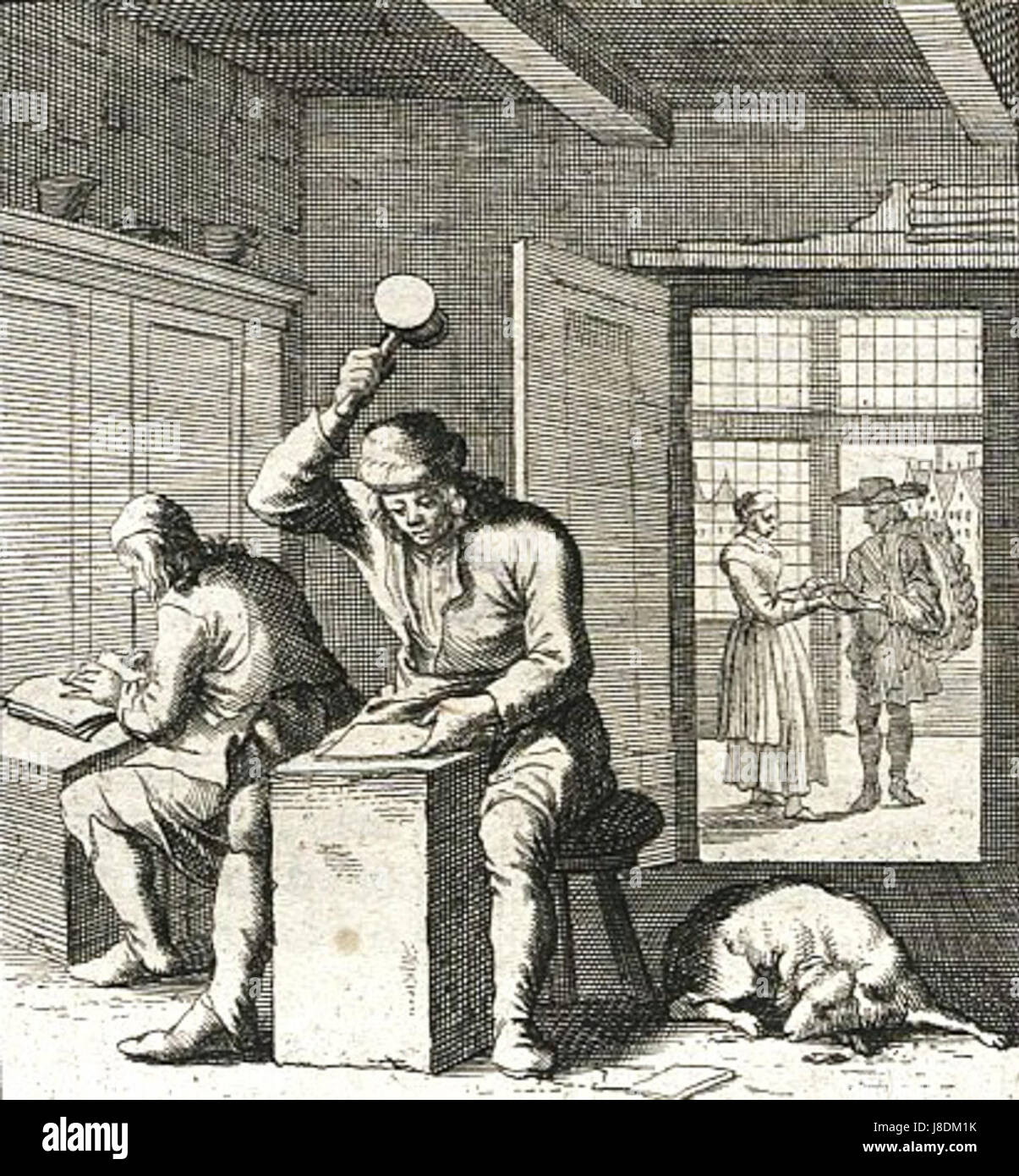 Der Titel bezieht sich auf eine Fotografie oder ein Bild aus der Fotothek, einem deutschen Archiv, das für historische Fotos bekannt ist. Dieses spezifische Bild, das als „df tg 0008550 ext“ bezeichnet wird, erfasst wahrscheinlich einen Moment oder eine Szene aus der Geschichte. Stockfoto