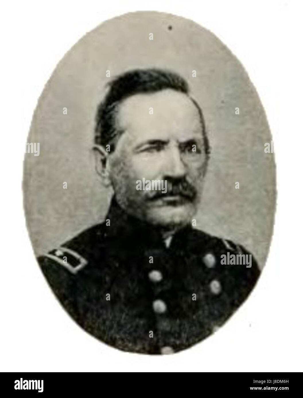 General John Edwards Geschichte von Iowa Stockfoto