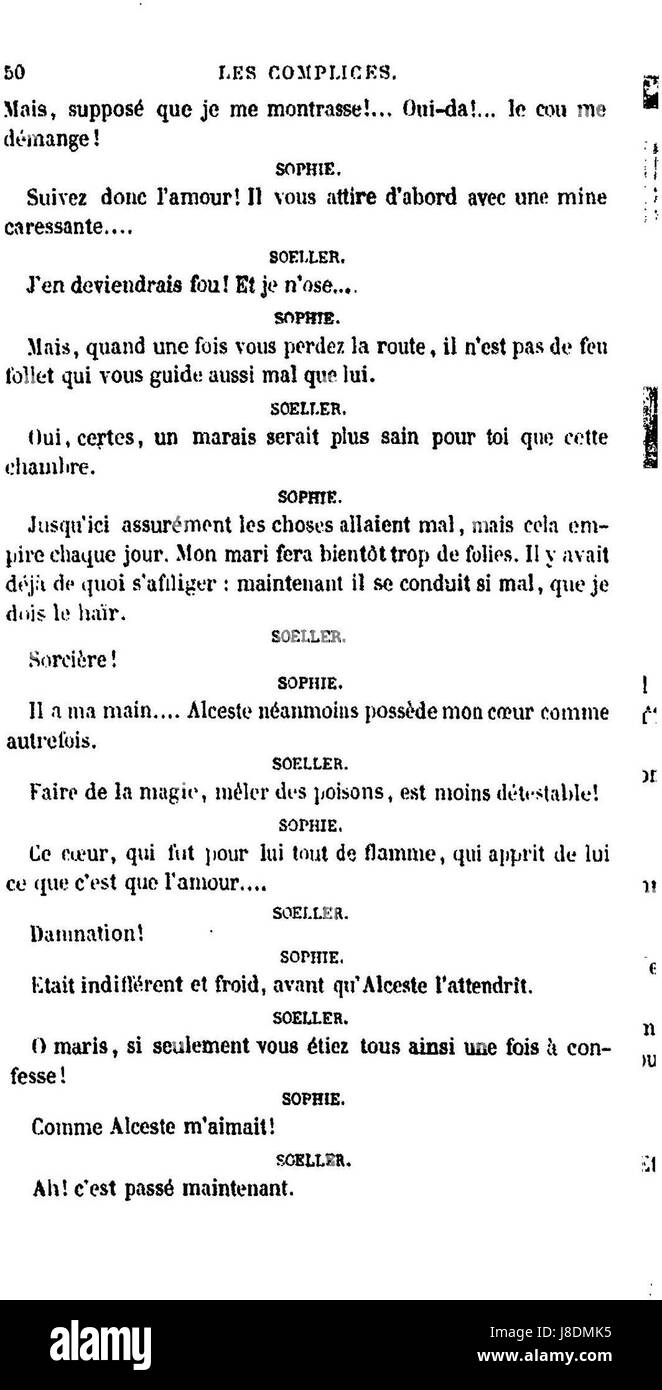 Eine Illustration aus „Goethe, II 057“, die eine Szene aus Goethes Werken darstellt und die künstlerische Interpretation seiner literarischen Beiträge zeigt. Stockfoto