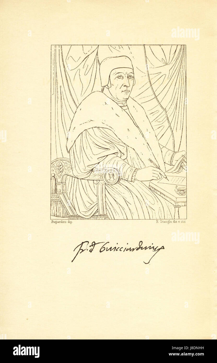 "Guiciardini. Dibujo bezieht sich auf ein Kunstwerk oder eine Zeichnung, das mit dem italienischen Künstler Guiciardini in Verbindung gebracht wird. Das Kunstwerk ist wahrscheinlich eine Skizze oder Studie, die sich auf Techniken und Themen im Zusammenhang mit der italienischen Renaissance oder Barock-Kunst konzentriert. Stockfoto