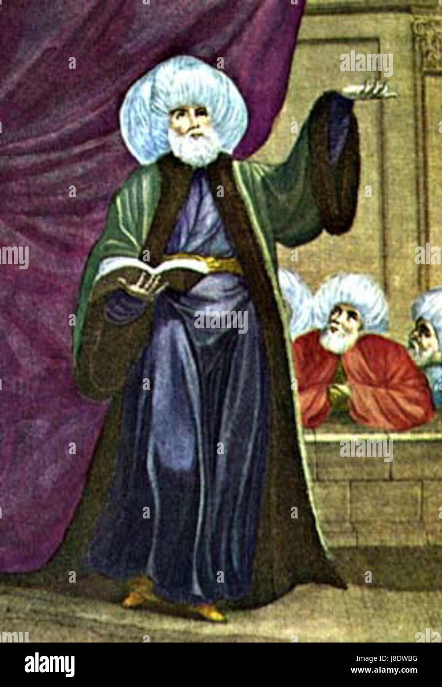 Le Moufti Ou Chef De La Loy Stockfoto