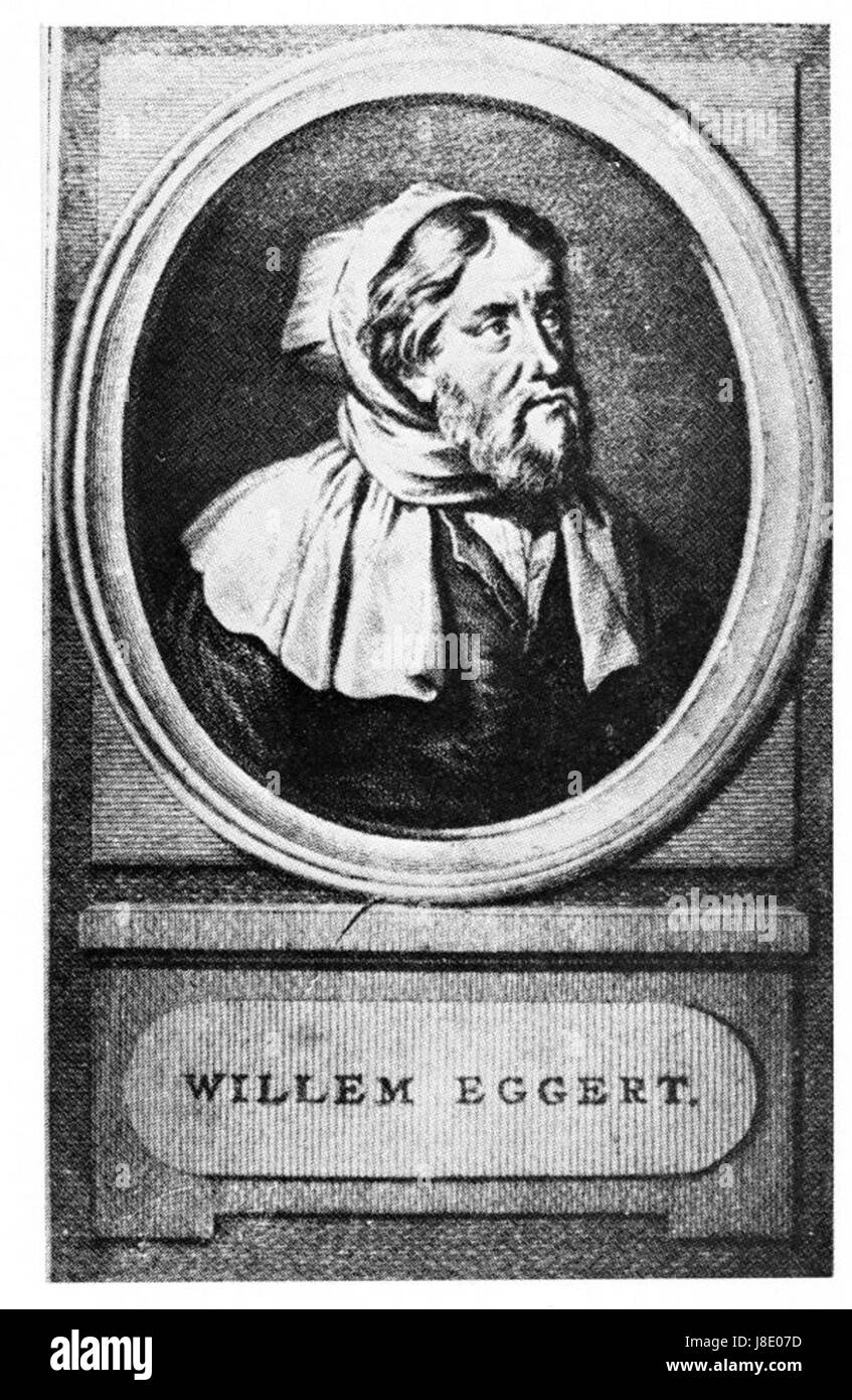 Willem Eggert war ein niederländischer Künstler und Kartograph und trug im 17. Jahrhundert zur Kartographie bei. Seine Werke sind von entscheidender Bedeutung in der Geschichte der niederländischen geographischen Erkundung und Kartographie. Stockfoto