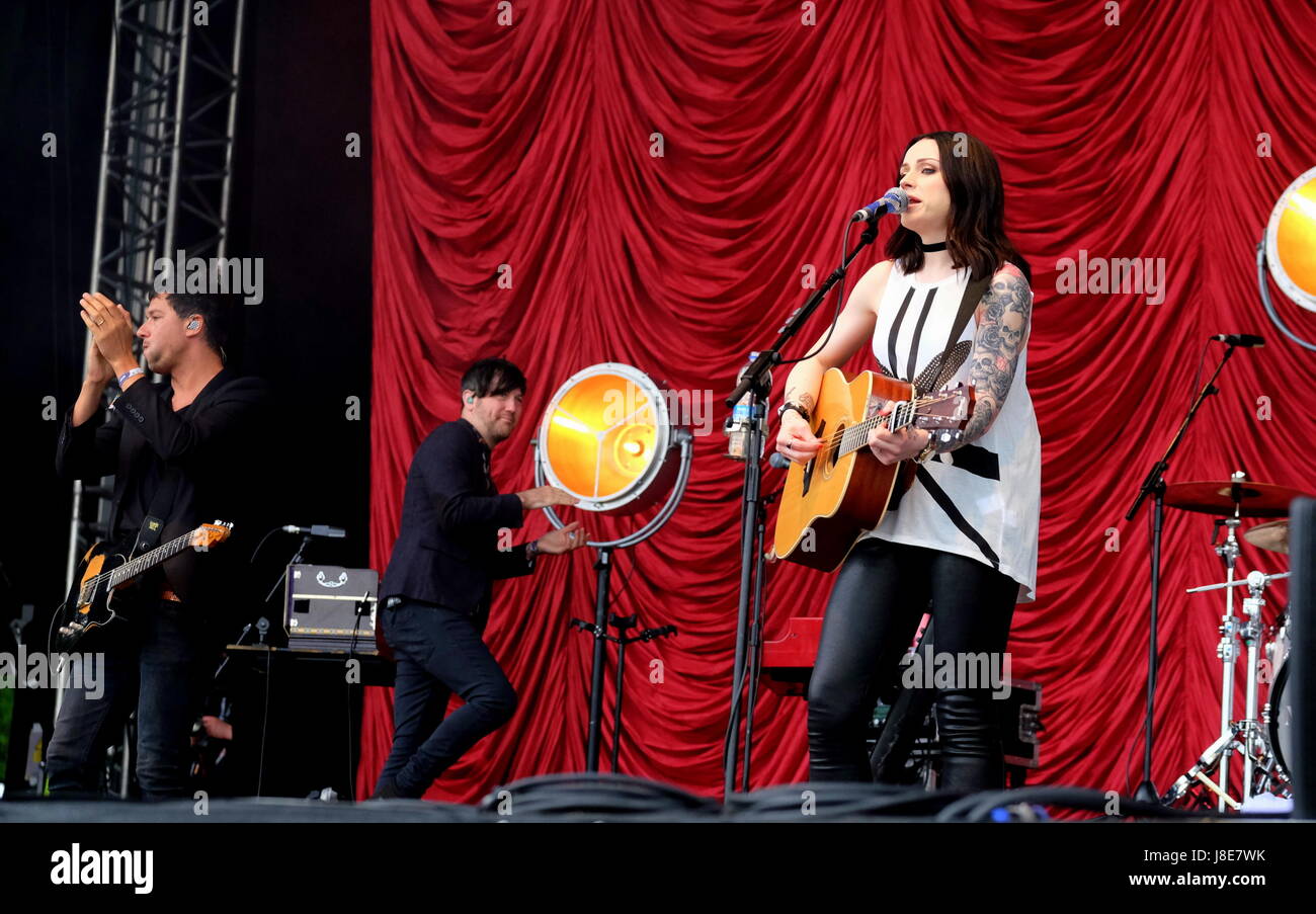 Southampton, Hampshire, UK. 28. Mai 2017. Gemeinsamen Menschen Tag 2 - schottische Sängerin und Songwriterin Amy Macdonald erklingt in gemeinsamen Menschen Southampton, 28. Mai 2017, Hampshire, UK Credit: DFP Photographic/Alamy Live News Stockfoto