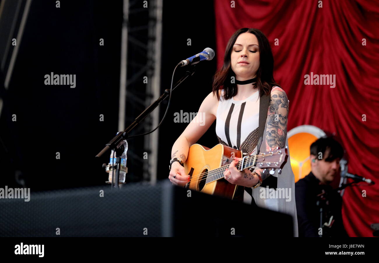 Southampton, Hampshire, UK. 28. Mai 2017. Gemeinsamen Menschen Tag 2 - schottische Sängerin und Songwriterin Amy Macdonald erklingt in gemeinsamen Menschen Southampton, 28. Mai 2017, Hampshire, UK Credit: DFP Photographic/Alamy Live News Stockfoto