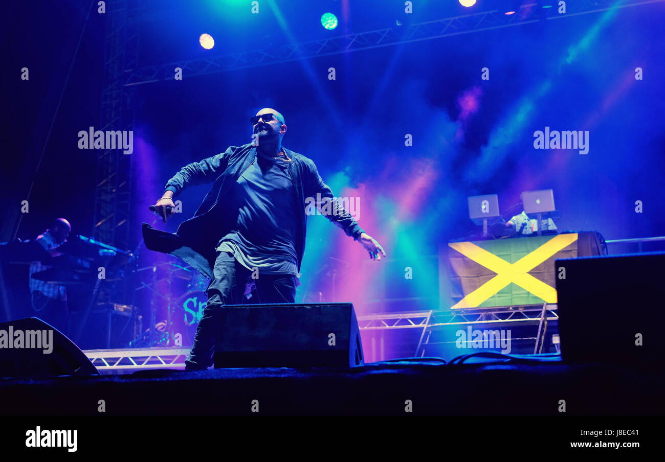 Southampton, Hampshire, UK. 28. Mai 2017. Gemeinsamen Menschen Tag 2 - jamaikanische Rapper und Reggae-Künstler Sean Paul erklingt in gemeinsamen Menschen Southampton, 28. Mai 2017, Hampshire, UK Credit: DFP Photographic/Alamy Live News Stockfoto