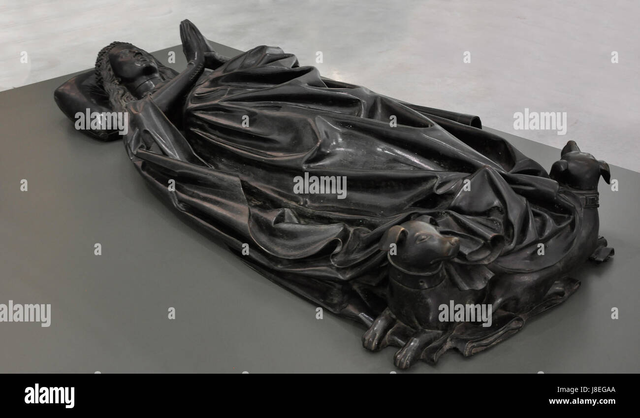 Jan II Borman En Renier van Thienen Isabella van Bourbon (1436 1465) M Museum Leuven 23 11 2013 15 30 59 Stockfoto